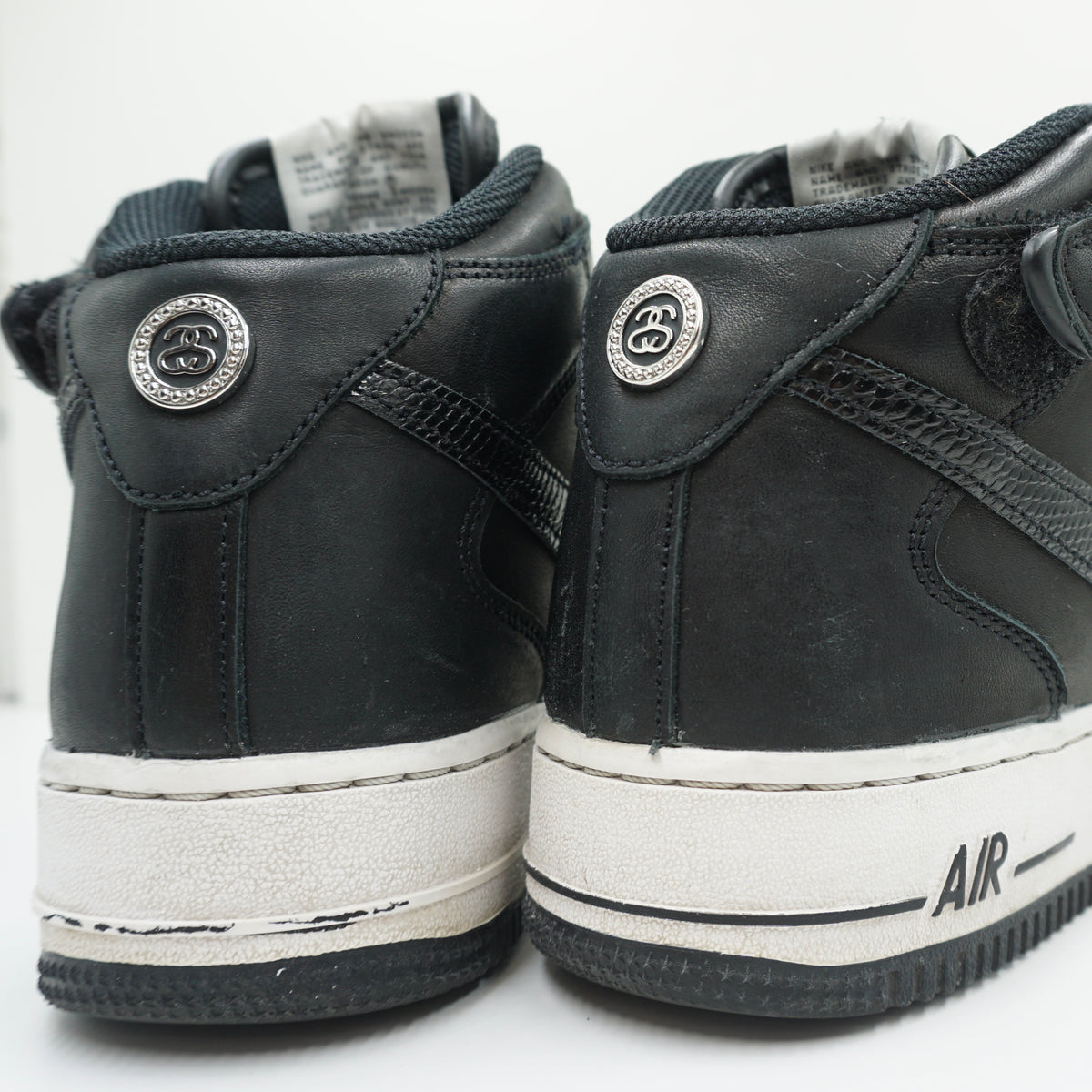 Nike Air Force 1 Mid Stussy Black White