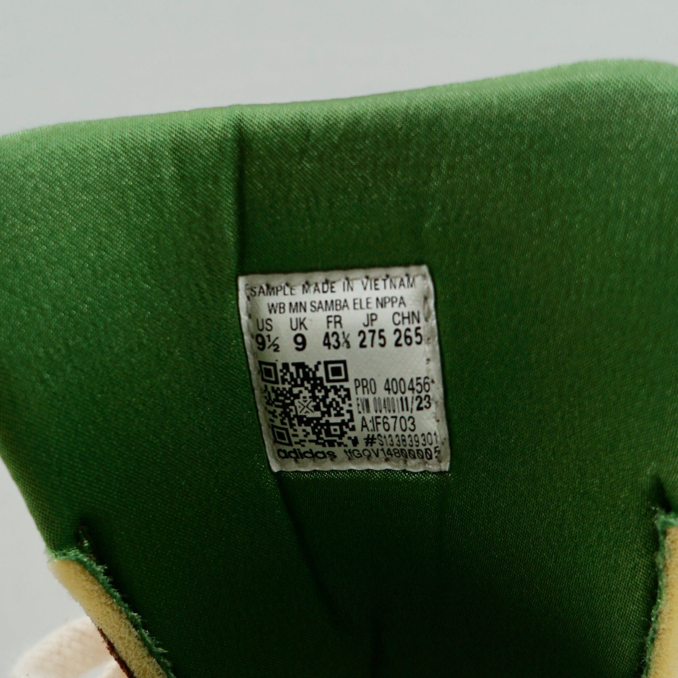 Adidas Samba Millennium Wales Bonner Elena Nappa Sample
