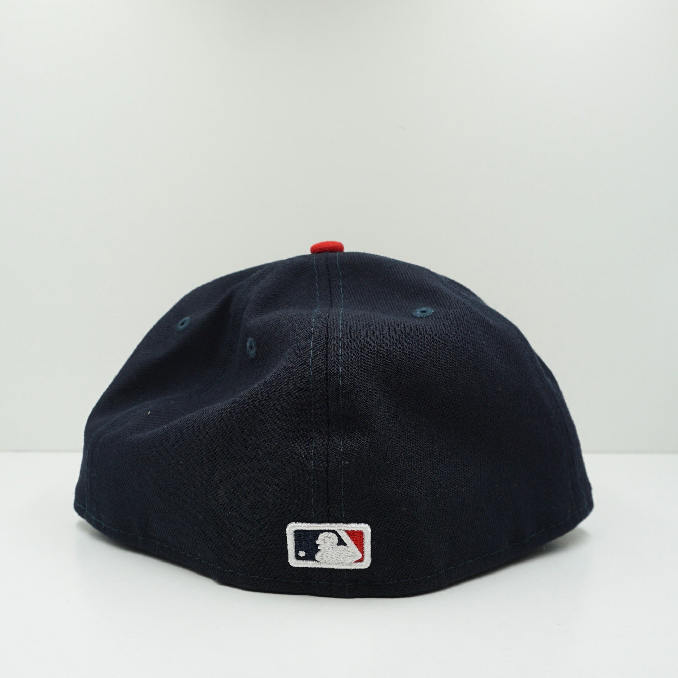 New Era Atlanta Braves Navy/Red Fitted Cap