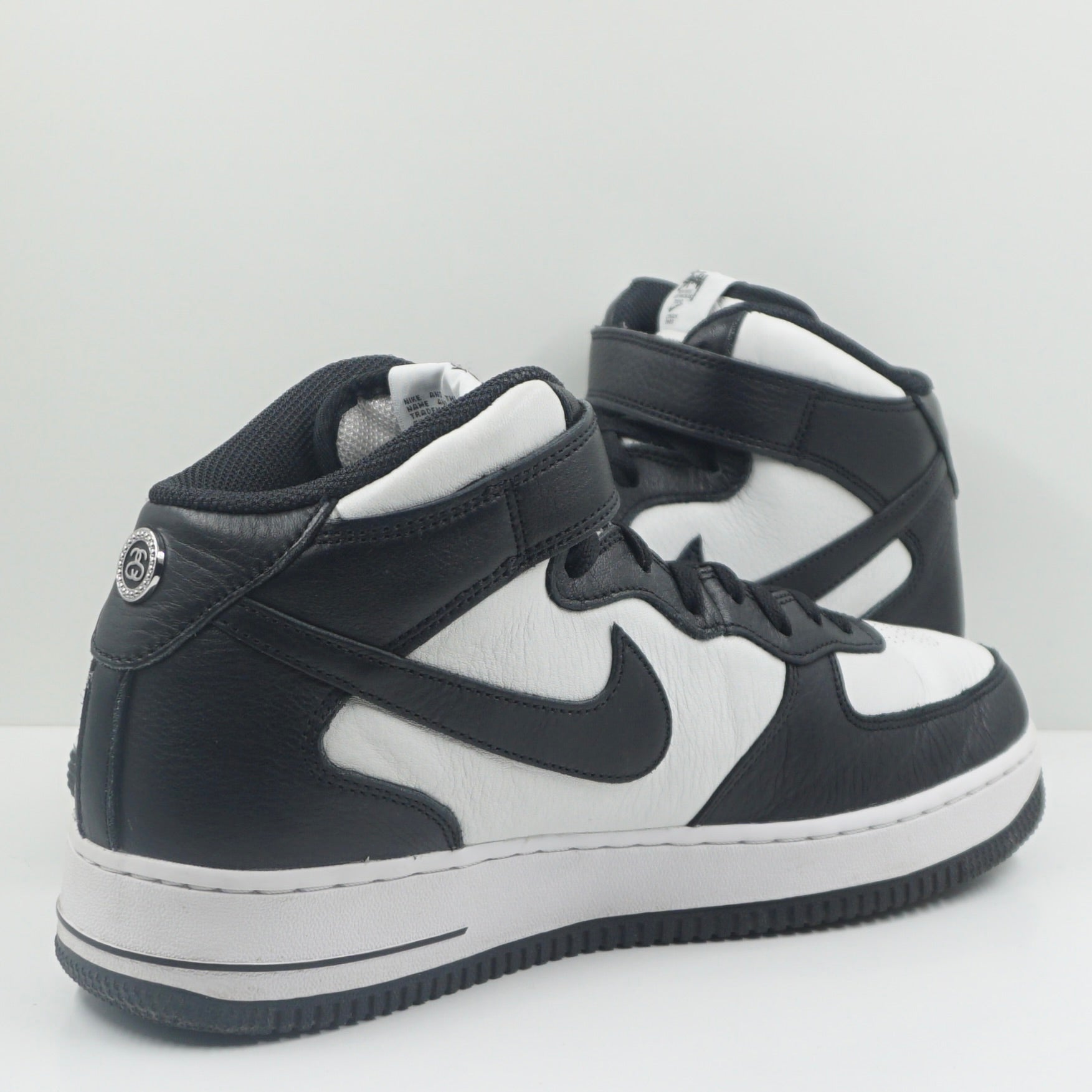 Nike Air Force 1 Mid Stussy Light Bone Black