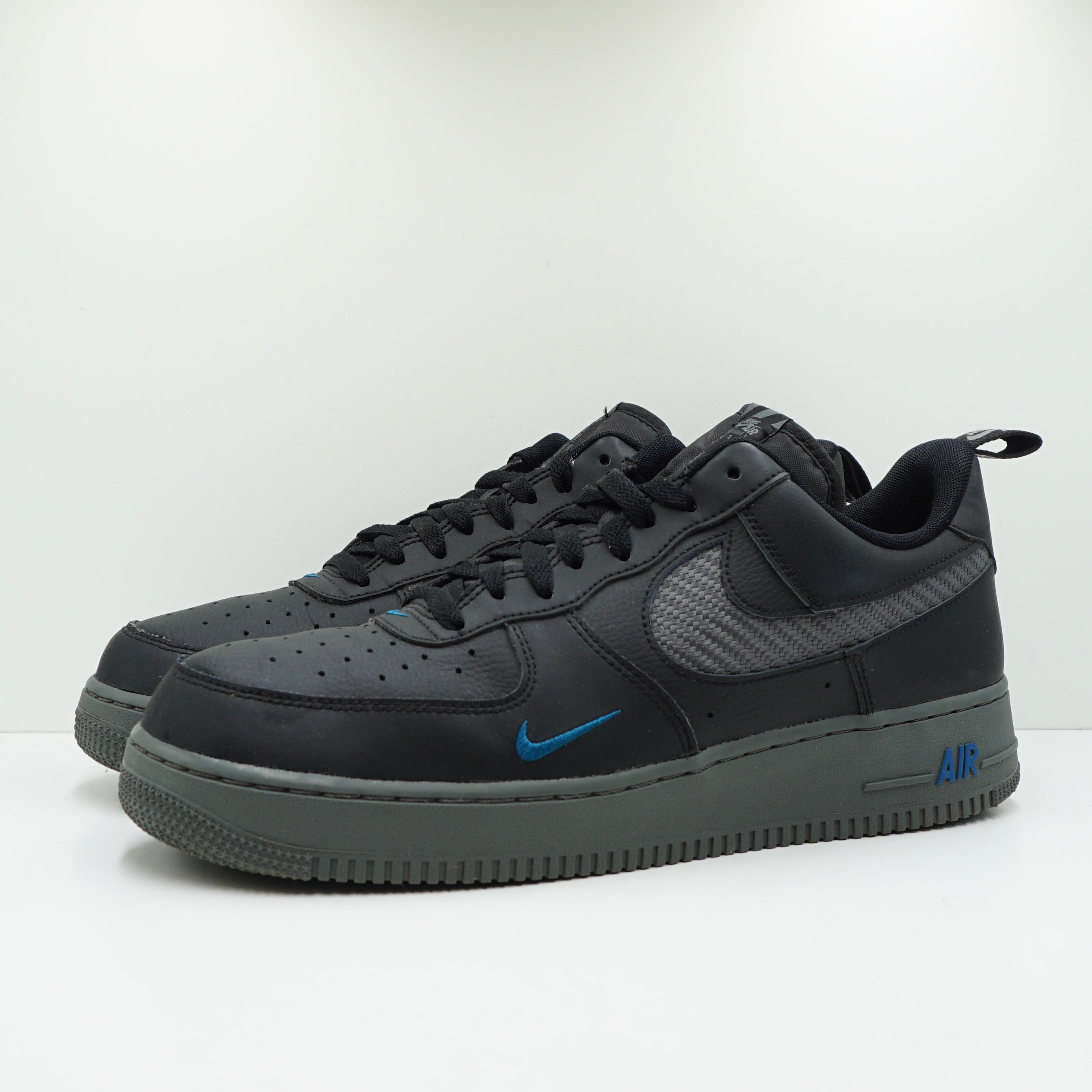 Nike Air Force 1 Low Black Royal Carbon Fiber
