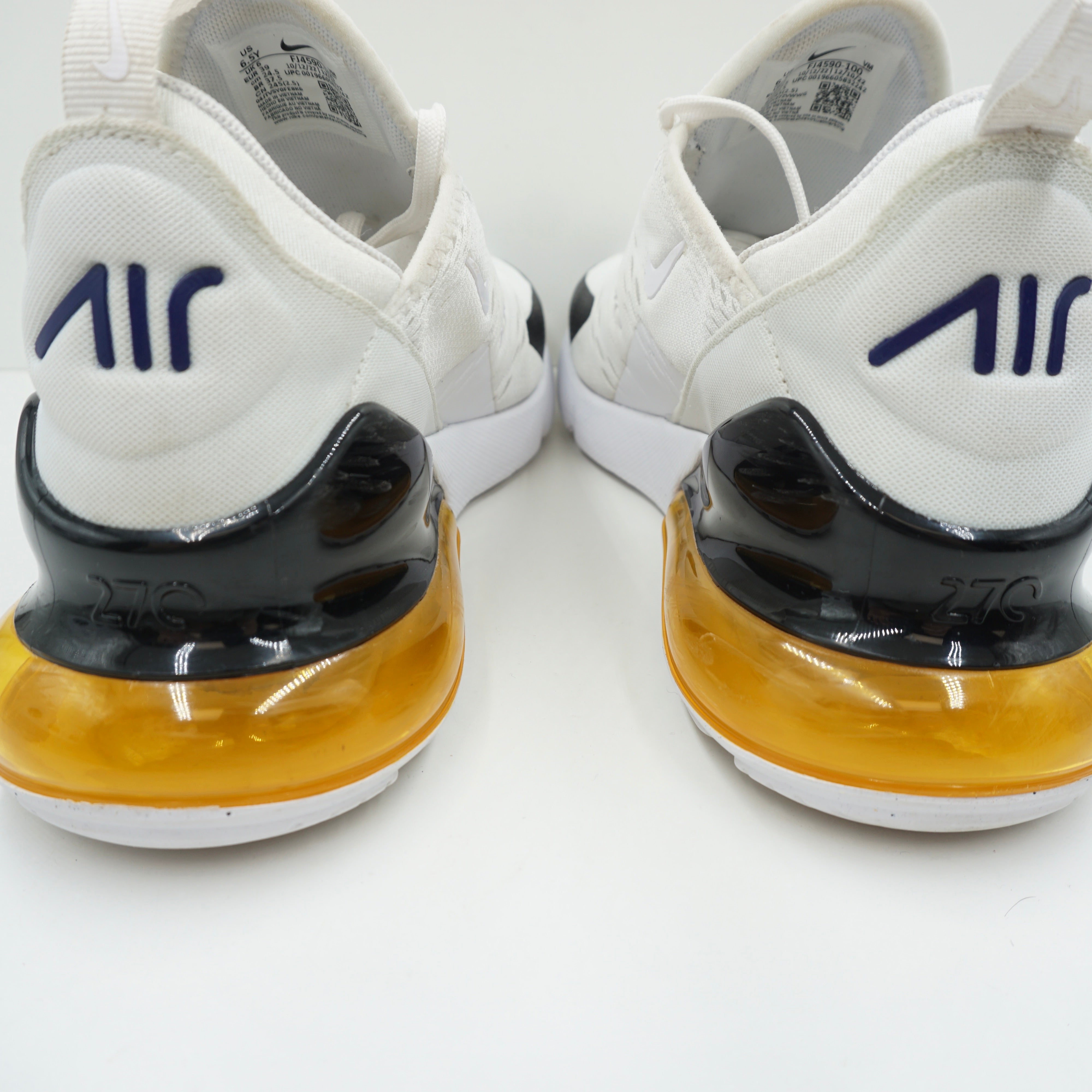 Nike Air Max 270 Multi-Swoosh White University Gold (GS)