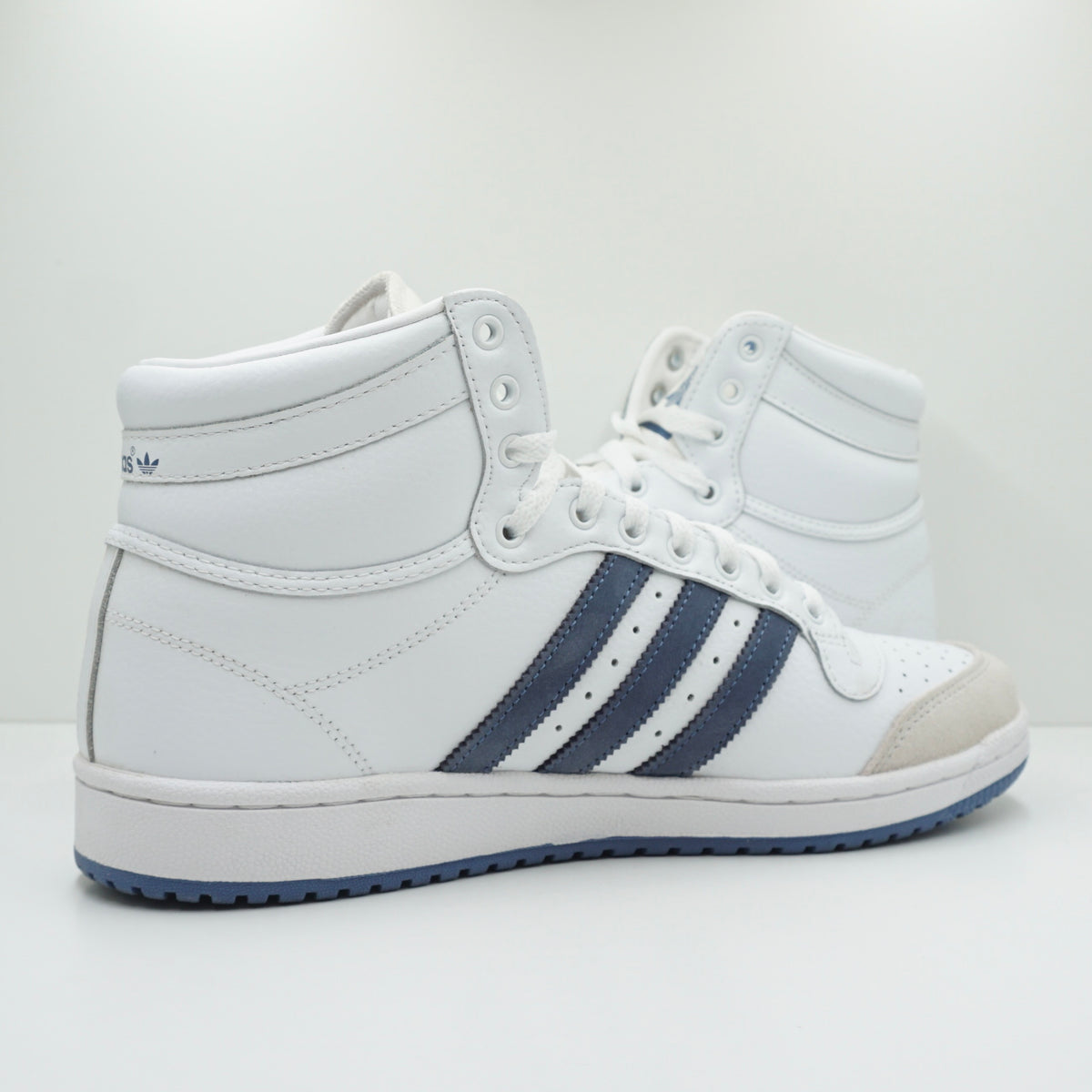 Adidas Top Ten White Crew Blue