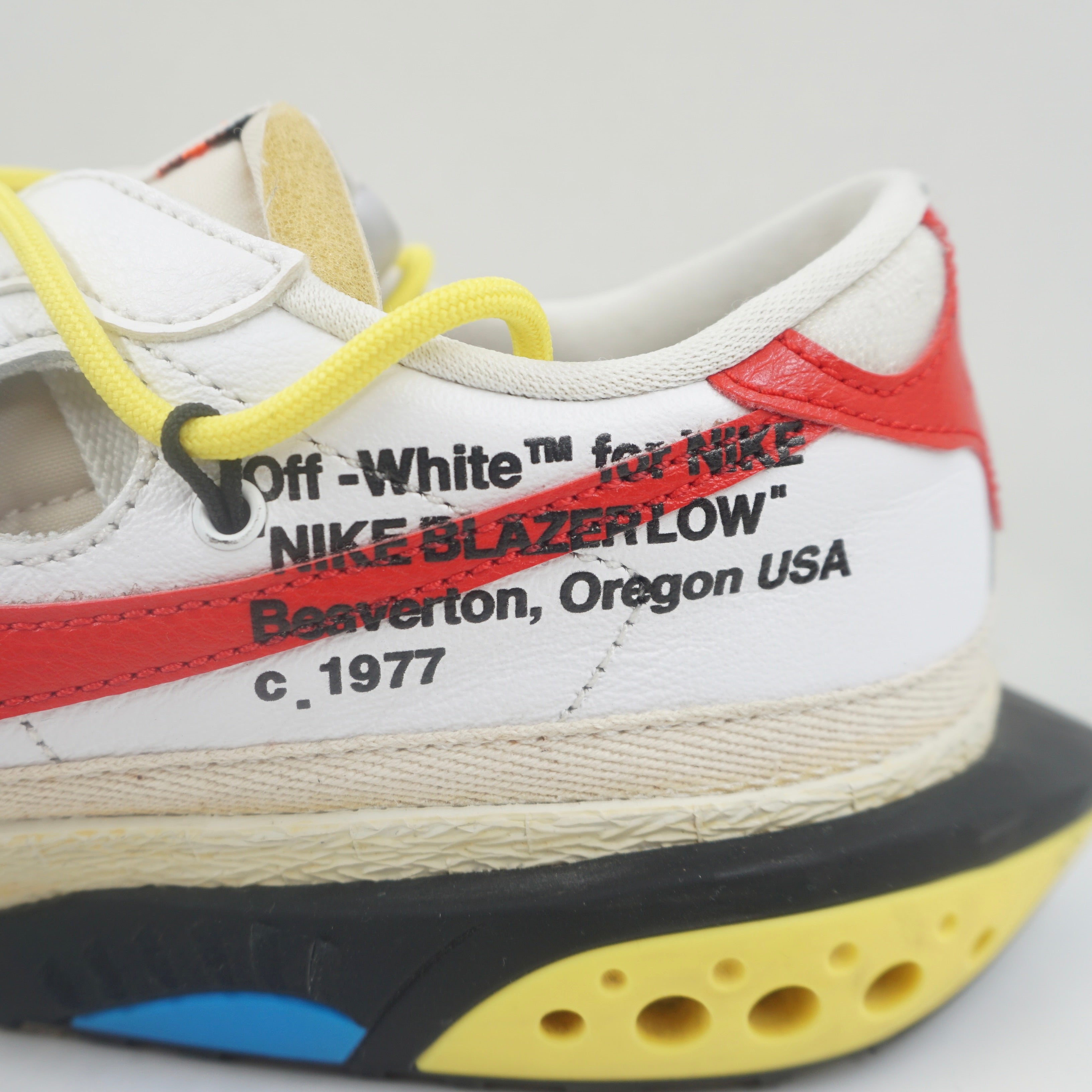 Nike Blazer Low Off-White University Red