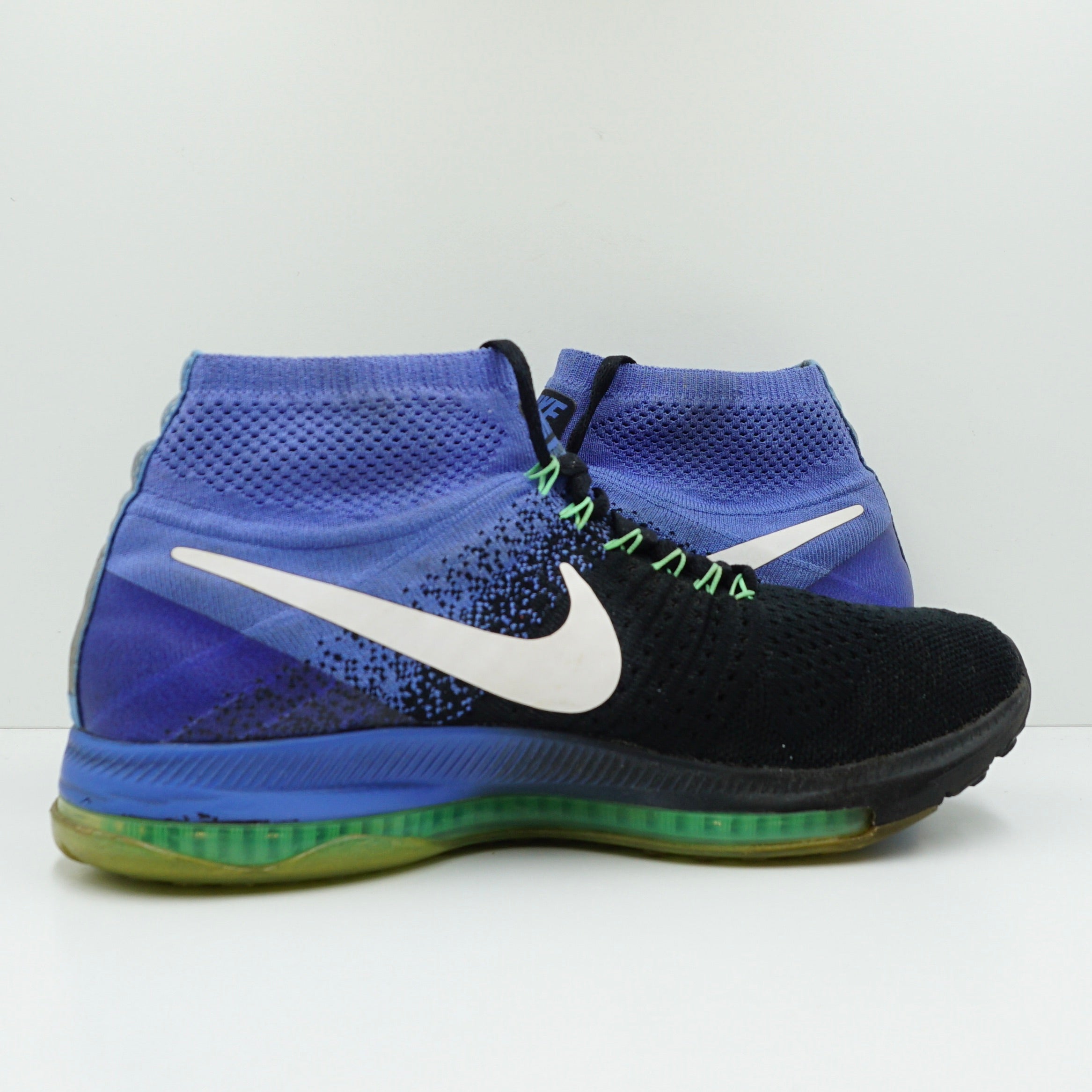 Nike Zoom All Out Flyknit Black Blue (W)