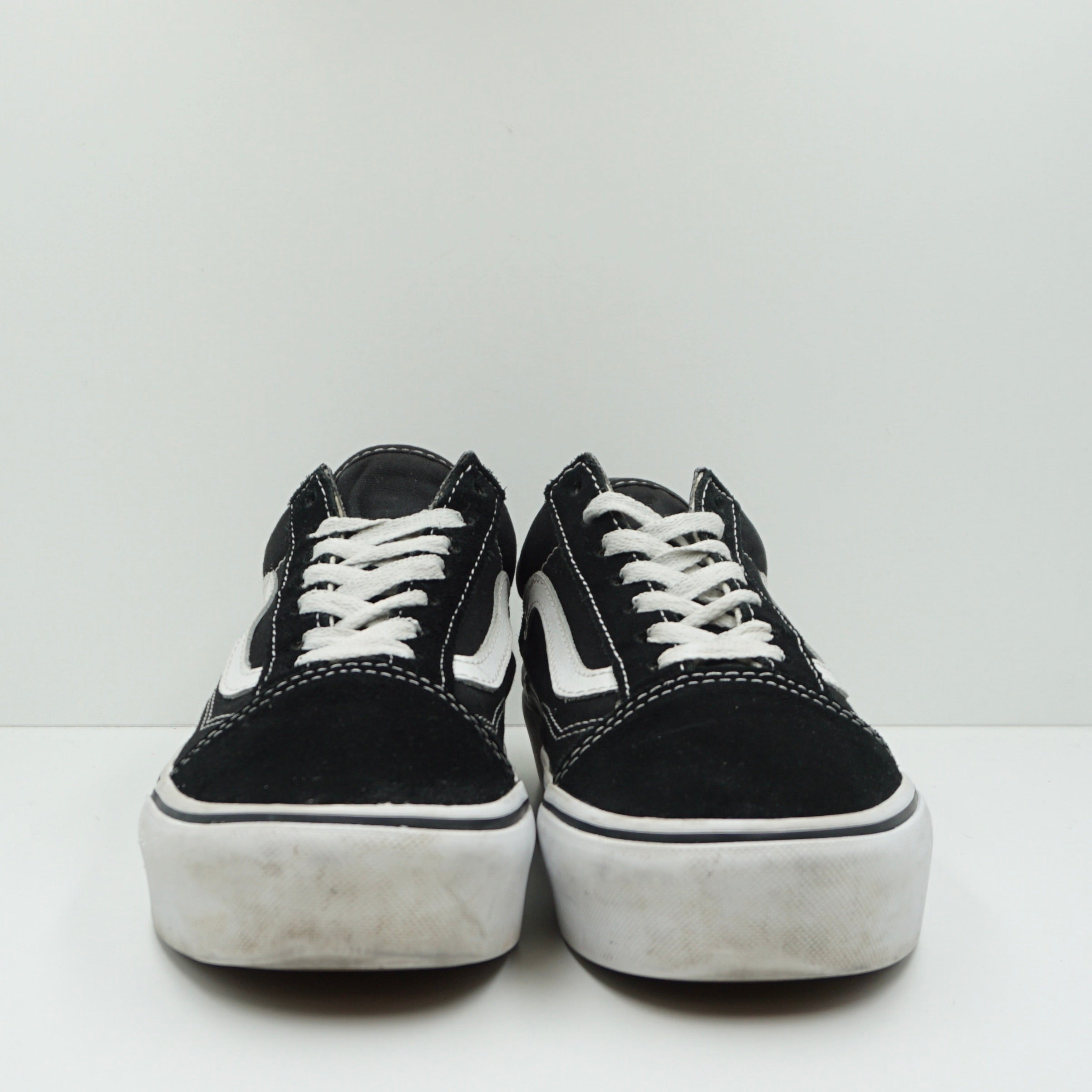 Vans Old Skool Platform Black White