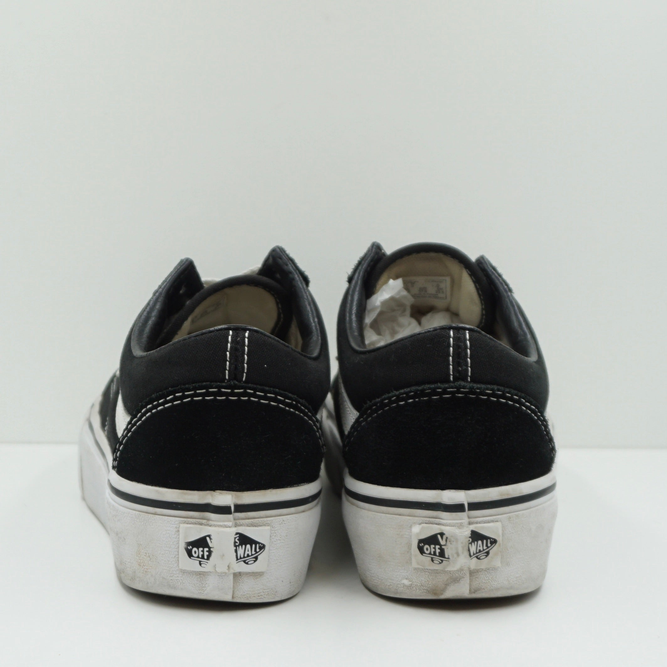 Vans Old Skool Platform Black White