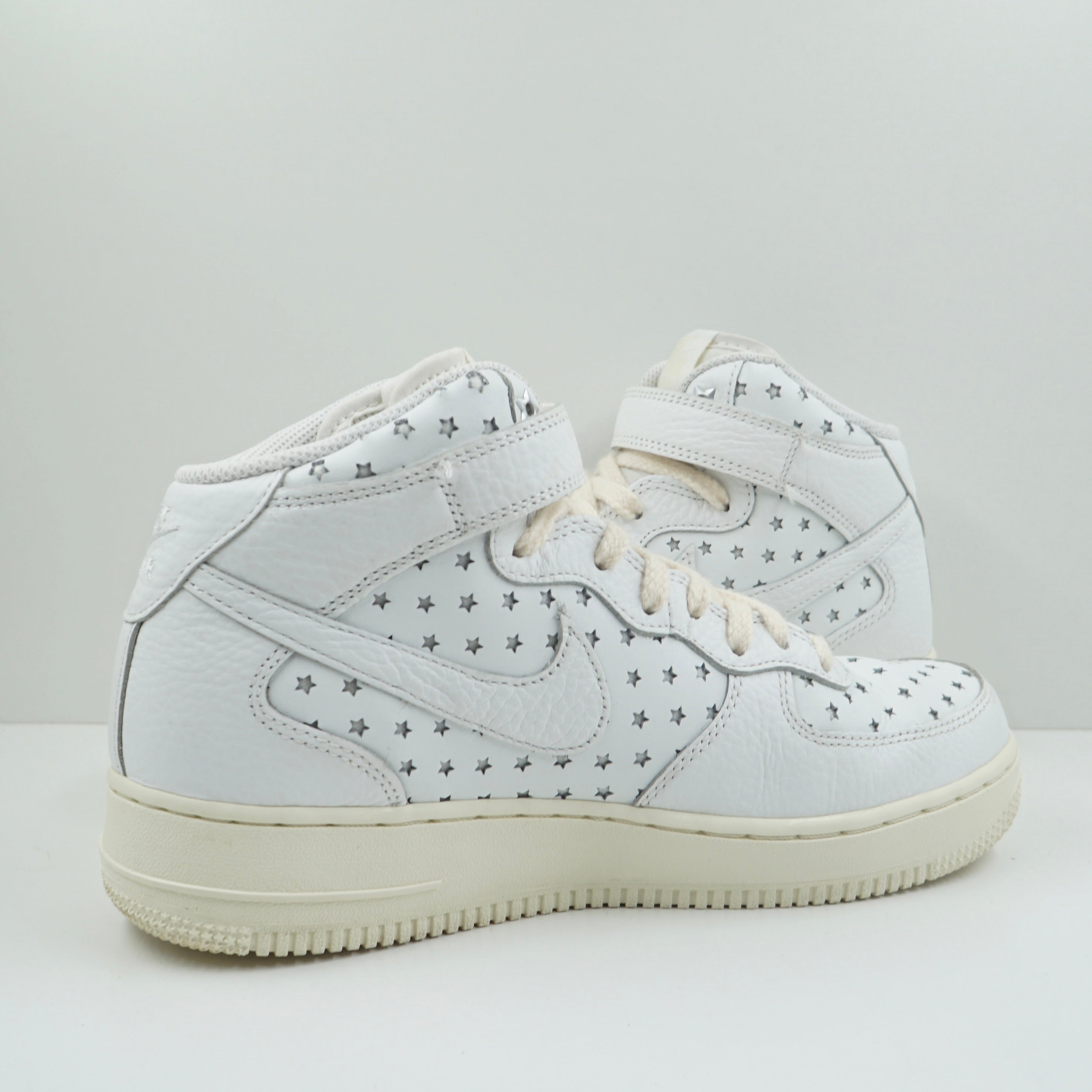 Nike Air Force 1 Mid Cut Out Stars Summit White (W)