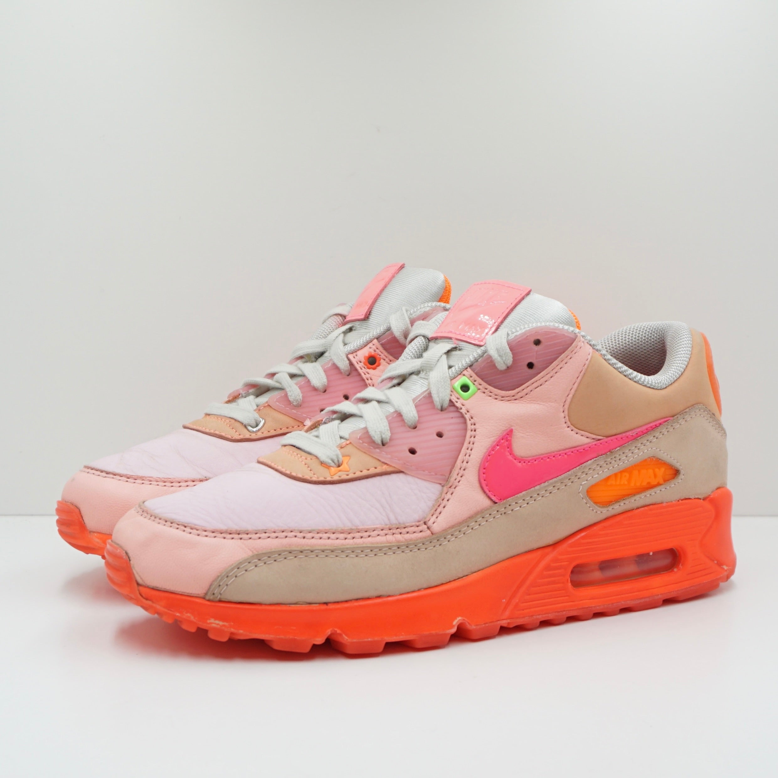 Nike Air Max 90 PRM Platinum Crimson/Bright Purple (W)