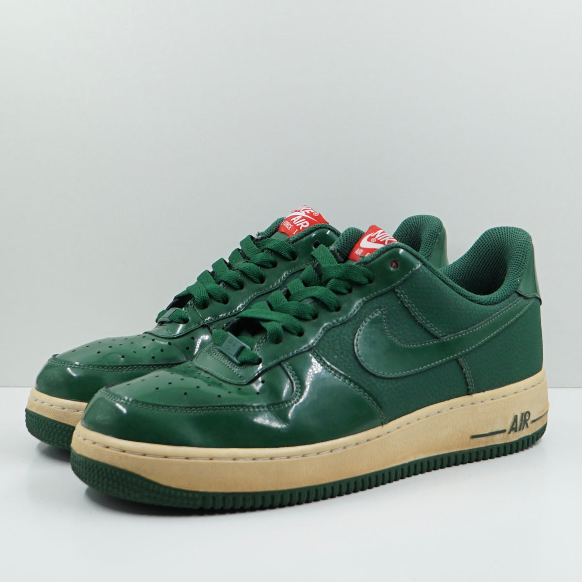 Nike Air Force 1 Patent Leather Gorge Green