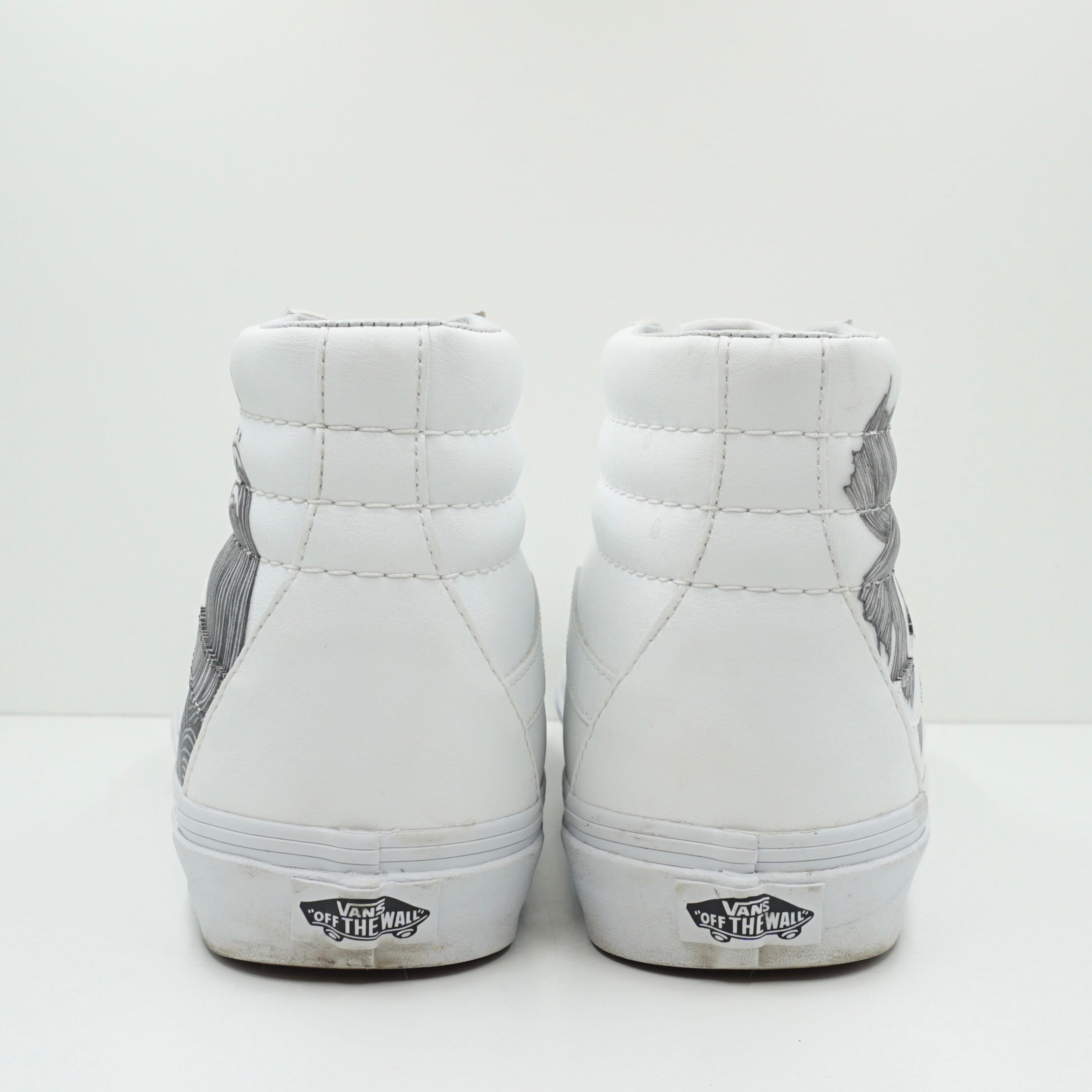 Vans Sk8-Hi White Custom