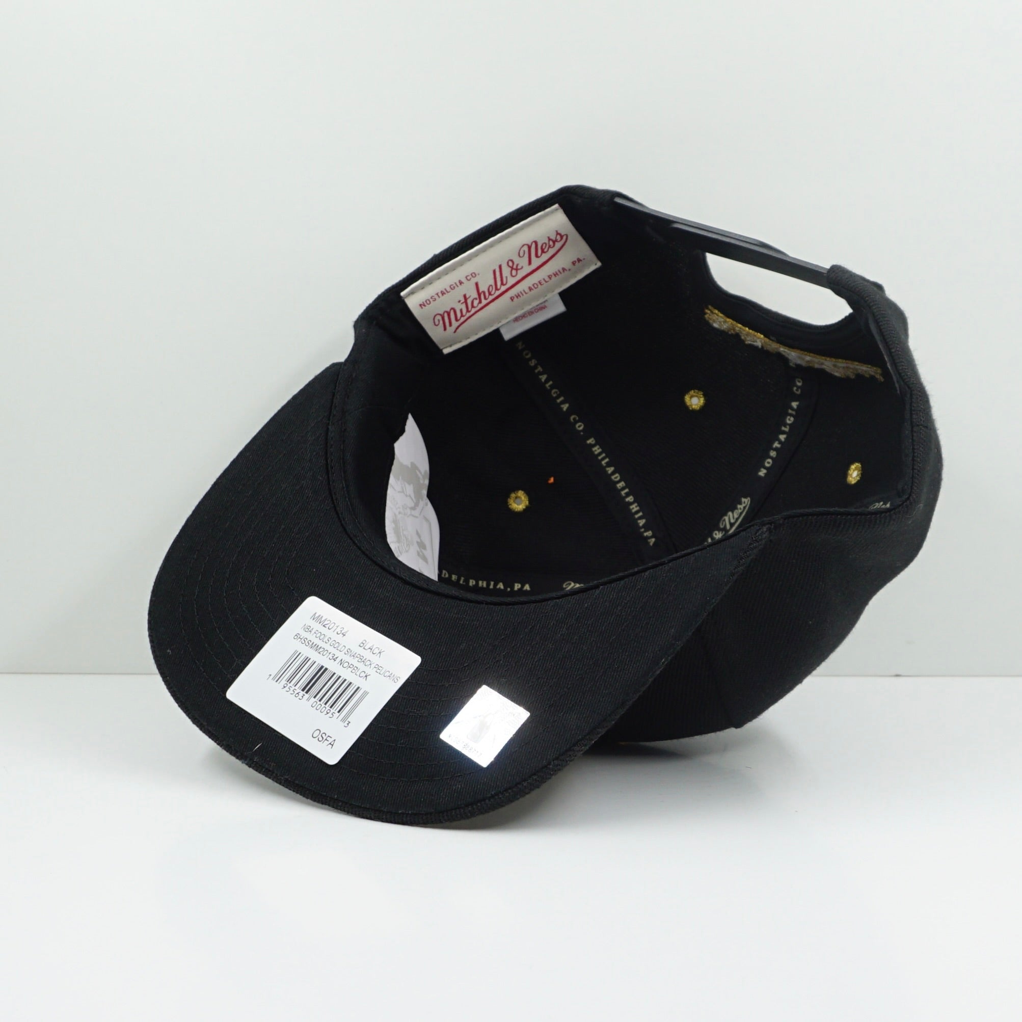 Mitchell & Ness New Orleans Pelicans Fools Gold Snapback Cap