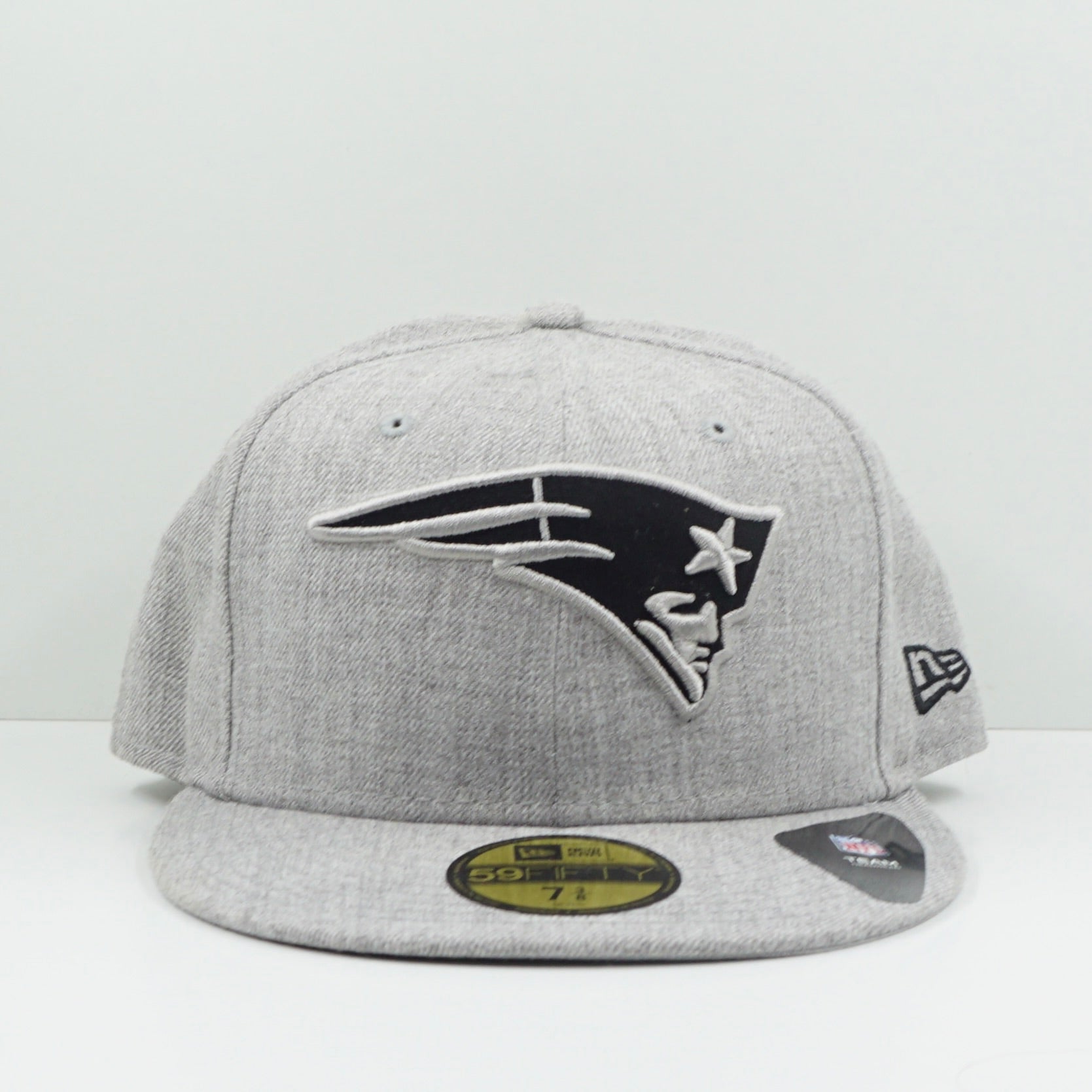New Era New England Patriots Heather Grey Fitted Cap