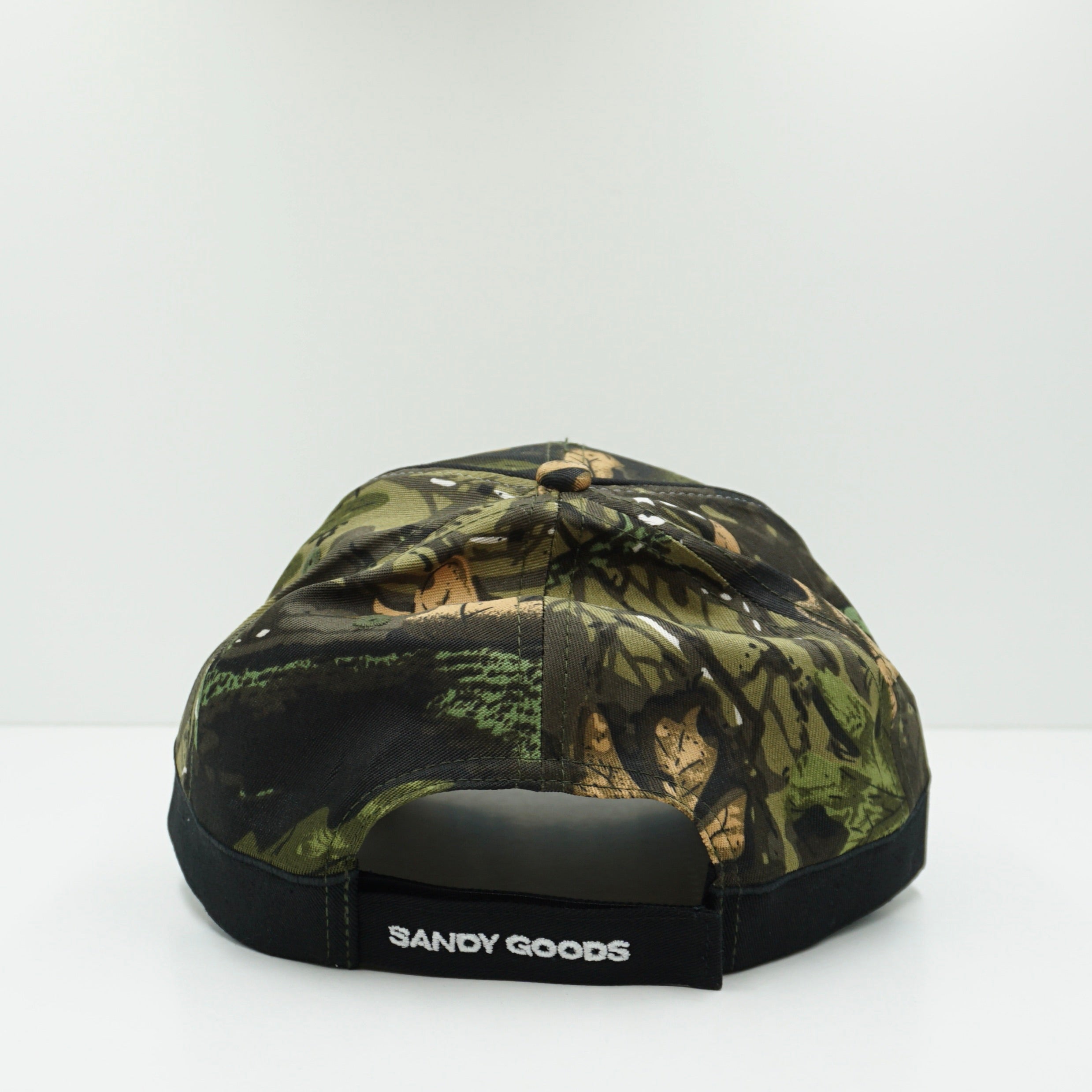 Sandy Goods Camo Green Black Adjustable Cap