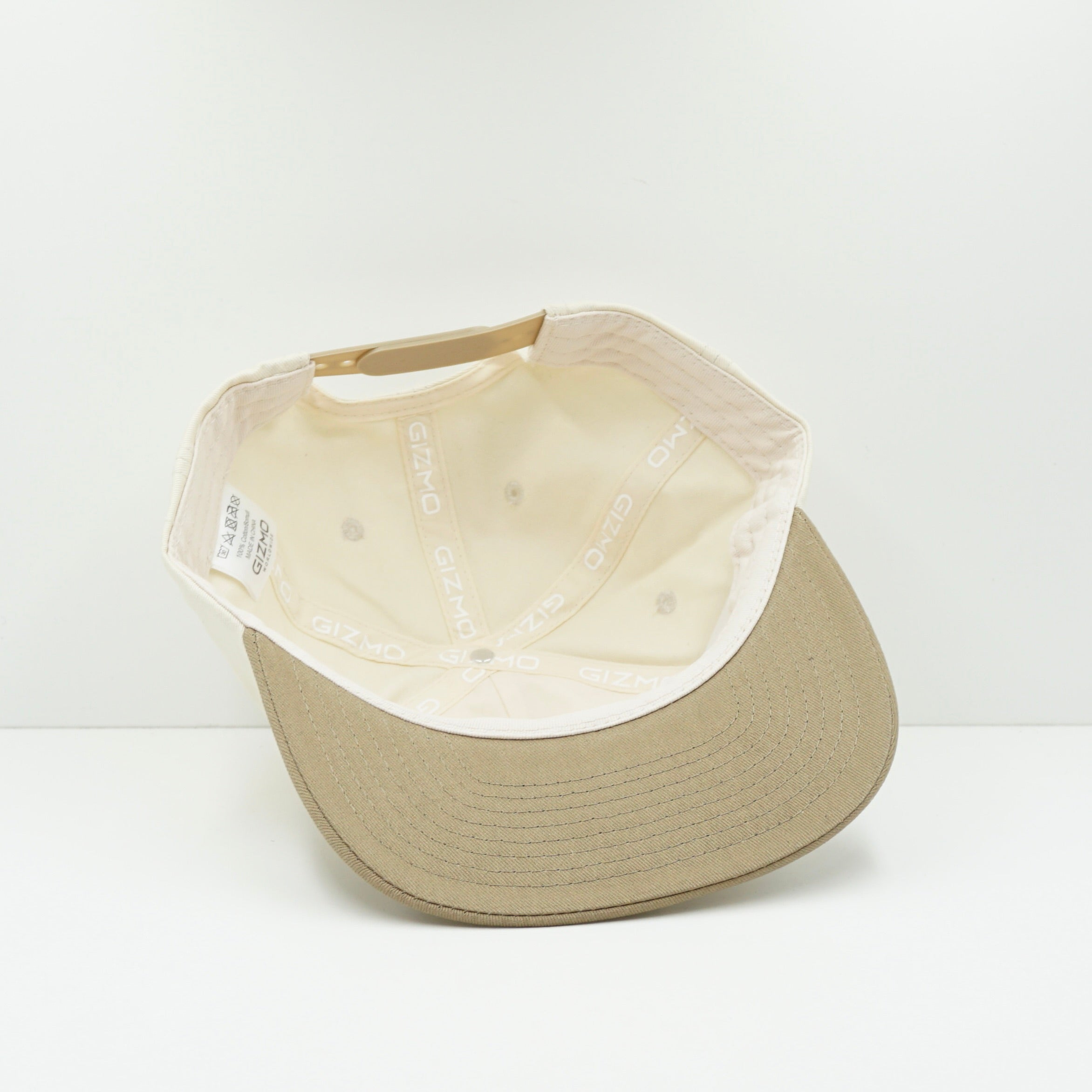 Gizmo Worldwide Beige Snapback Cap