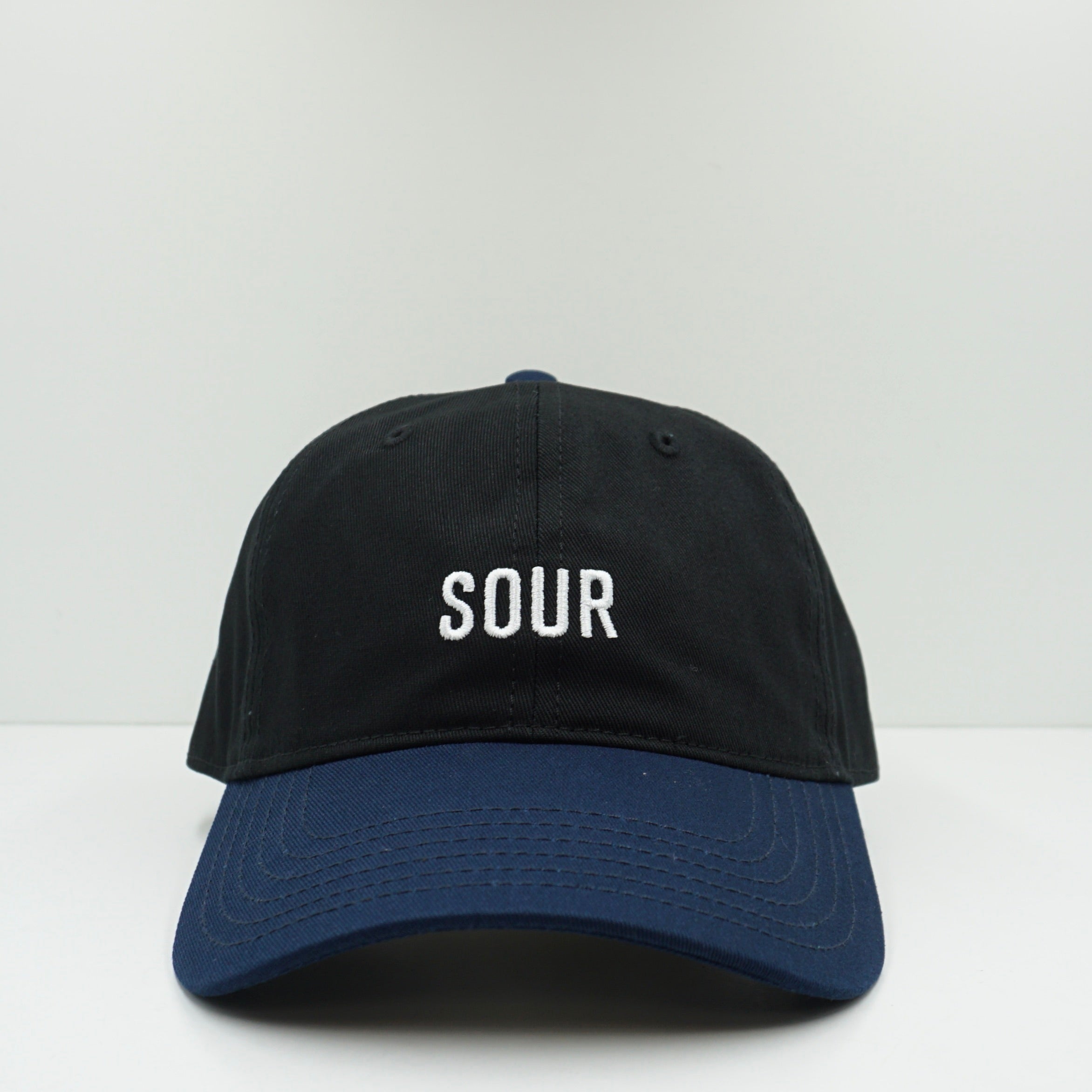 Sour Solution Army Black White Navy Adjustable Cap