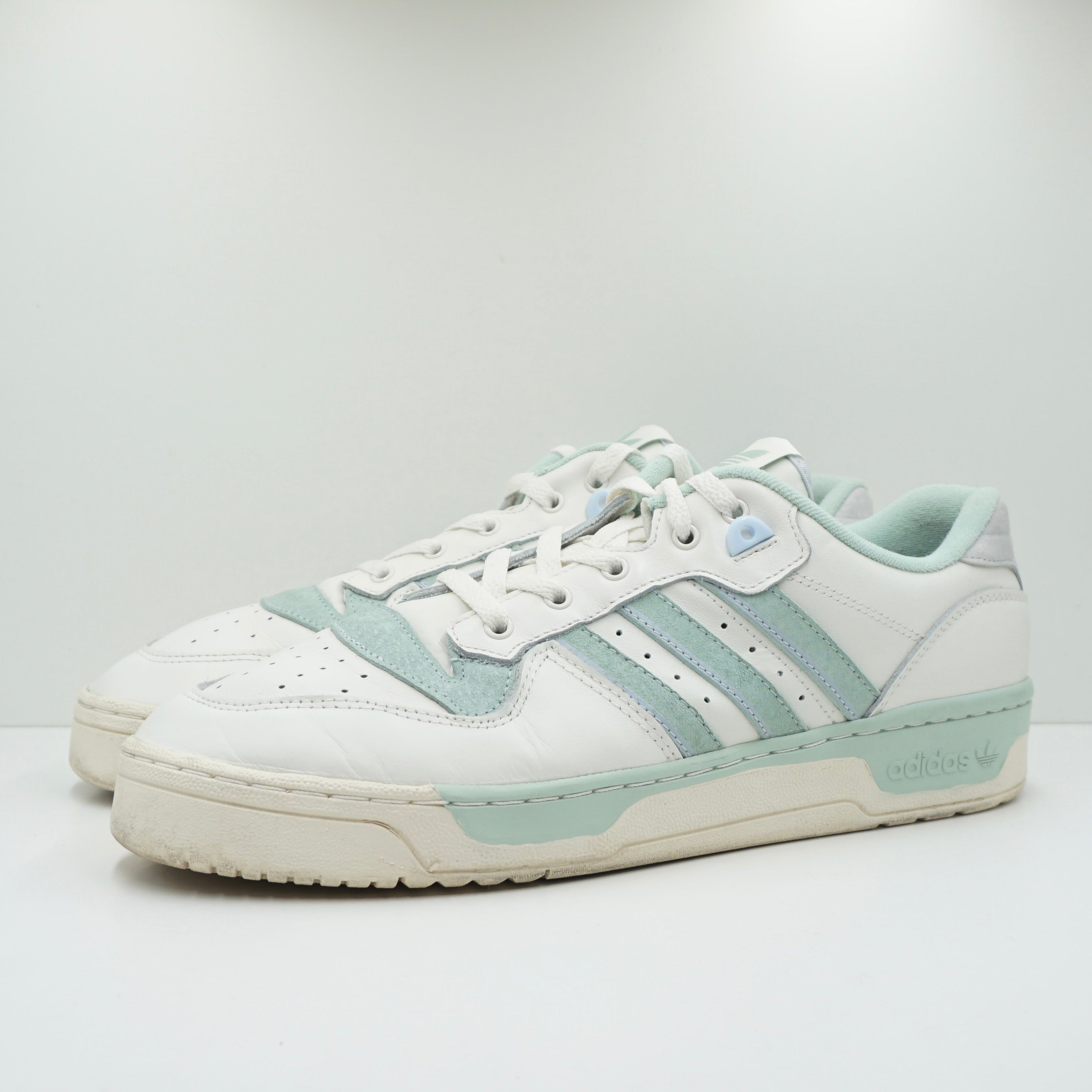 Adidas Rivalry Low White Green Tint