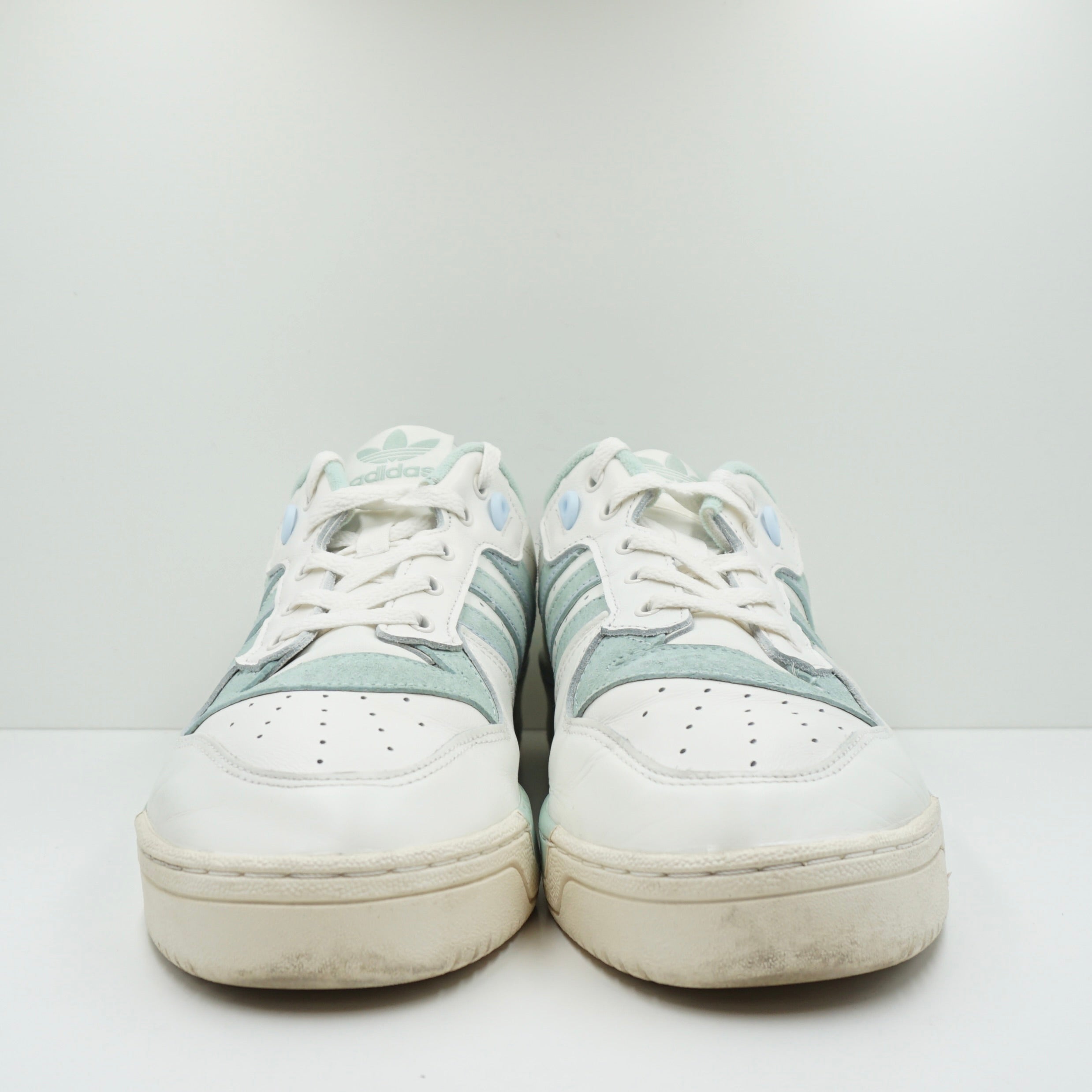 Adidas Rivalry Low White Green Tint