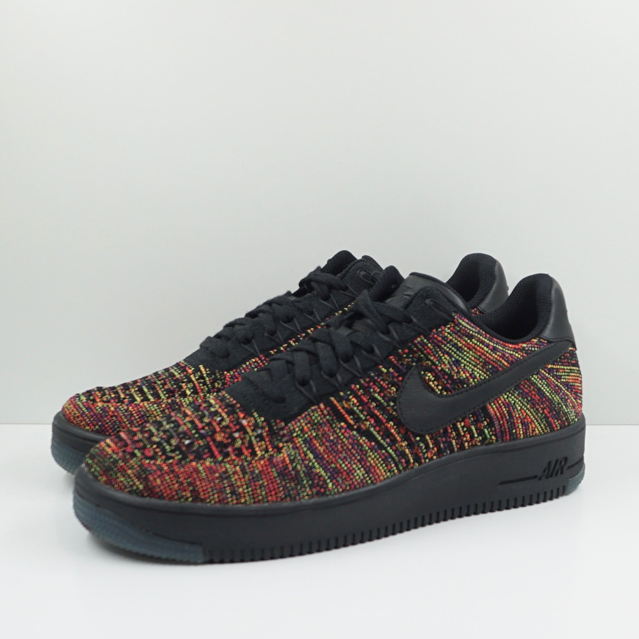 Nike Air Force 1 Low Flyknit Black Multi-Color