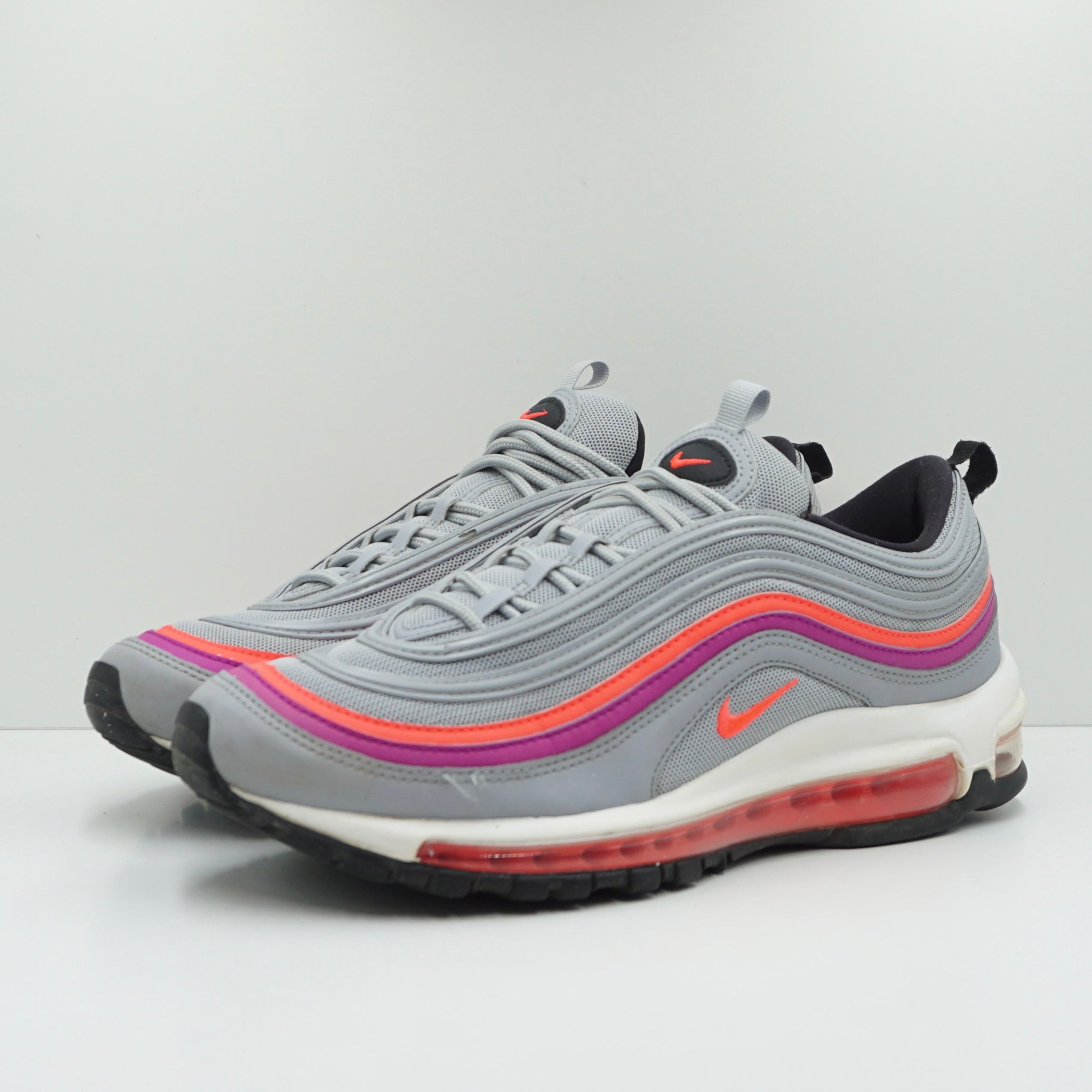 Nike Air Max 97 Wolf Grey Solar Red Vivid Purple (W)