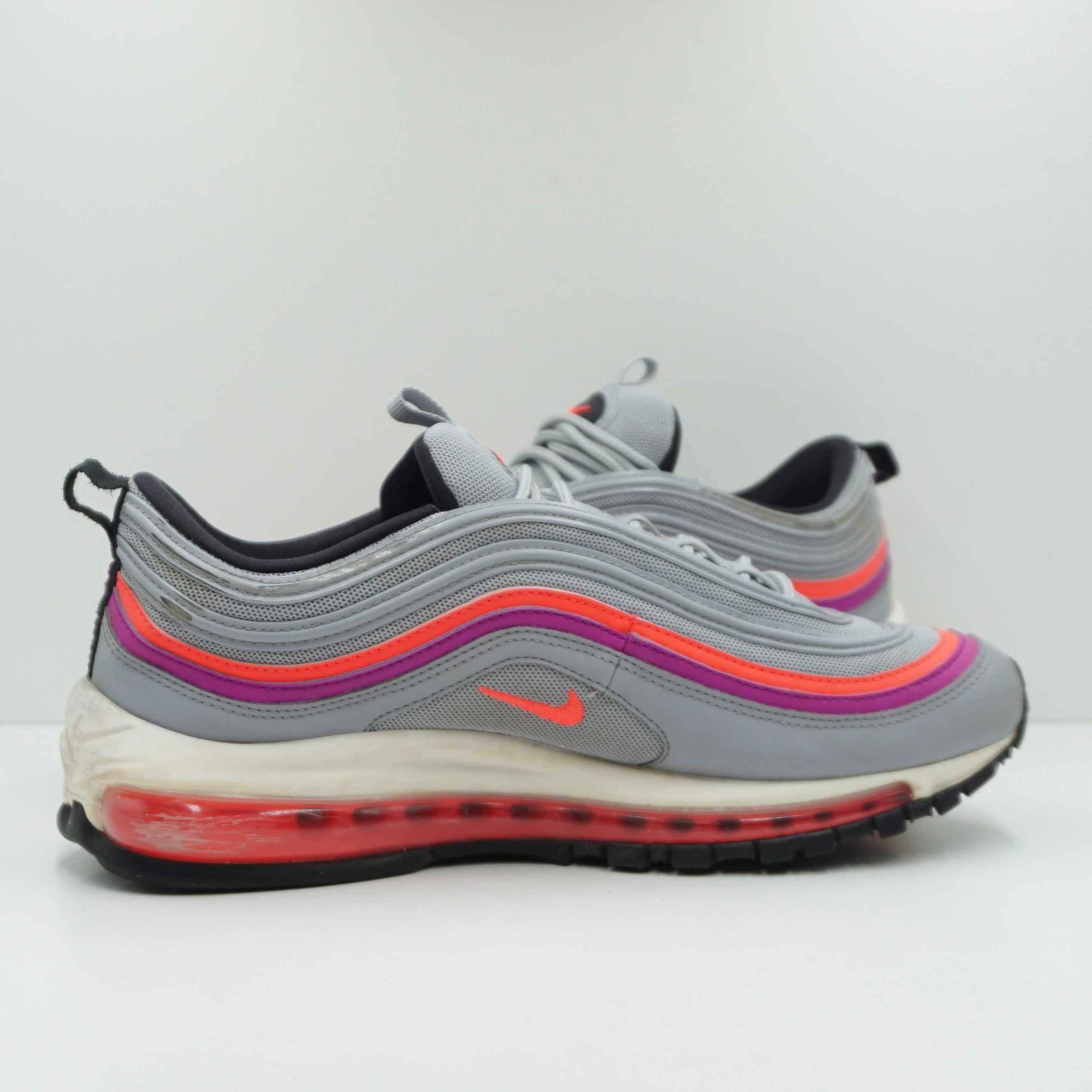 Nike Air Max 97 Wolf Grey Solar Red Vivid Purple (W)