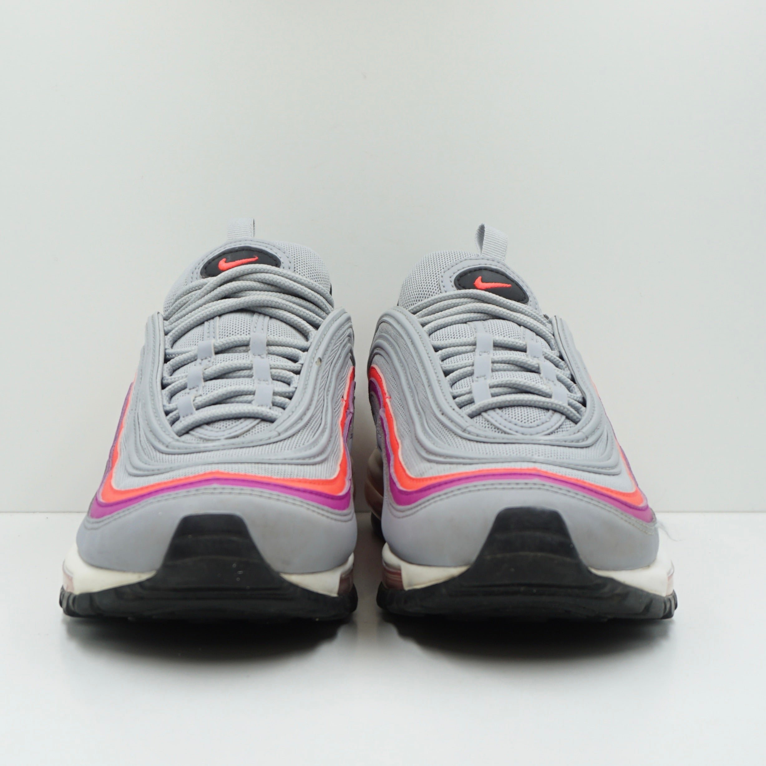 Nike Air Max 97 Wolf Grey Solar Red Vivid Purple (W)