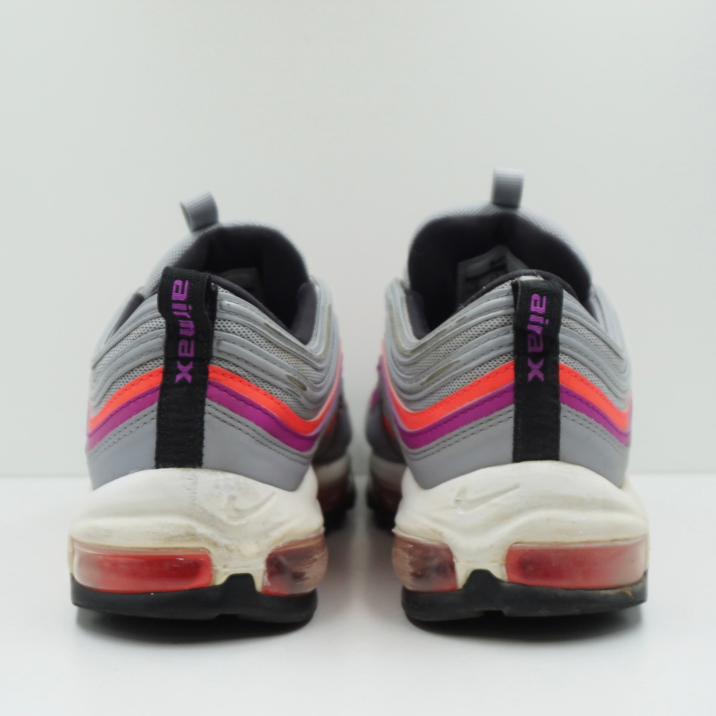 Nike Air Max 97 Wolf Grey Solar Red Vivid Purple (W)