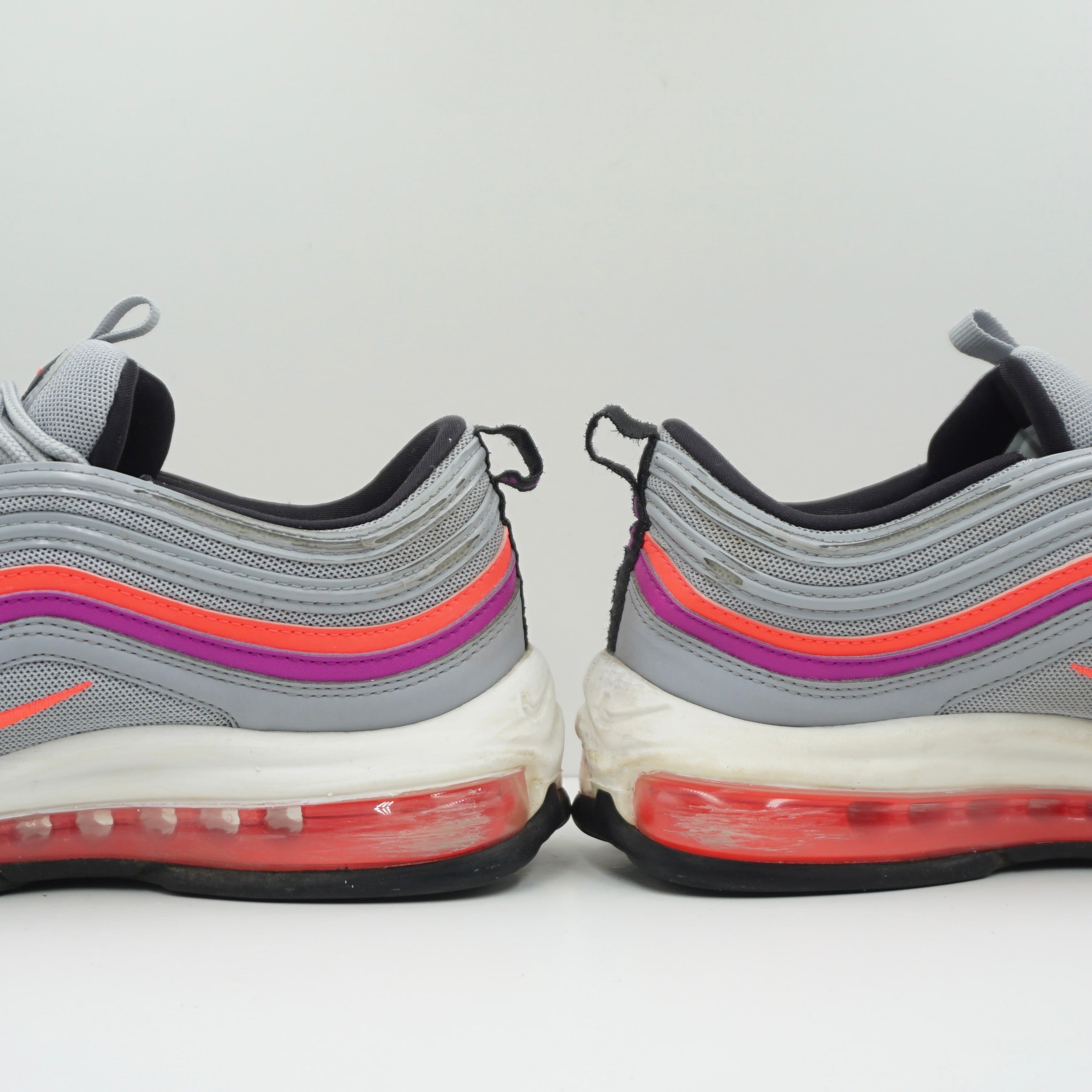 Nike Air Max 97 Wolf Grey Solar Red Vivid Purple (W)