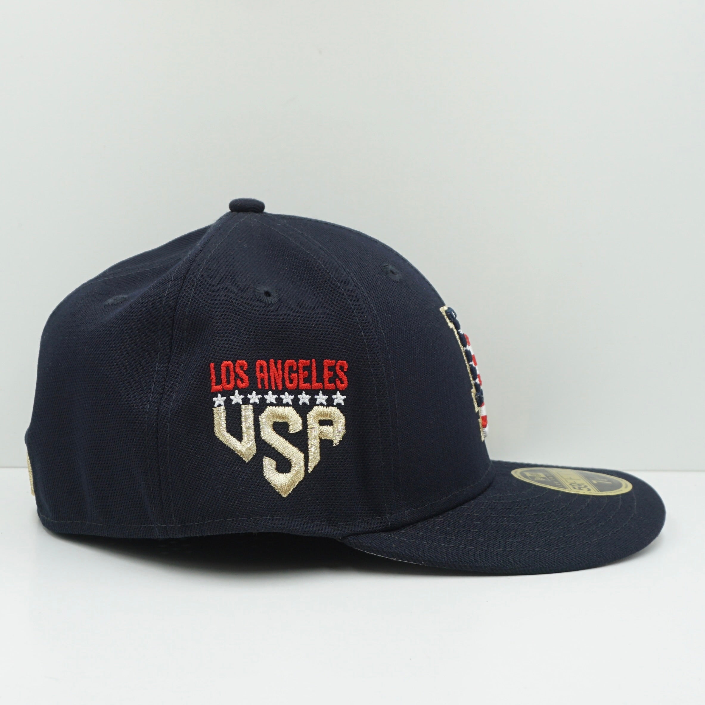 New Era Los Angeles Dodgers 4th of July Navy Low Profile Fitted Cap
