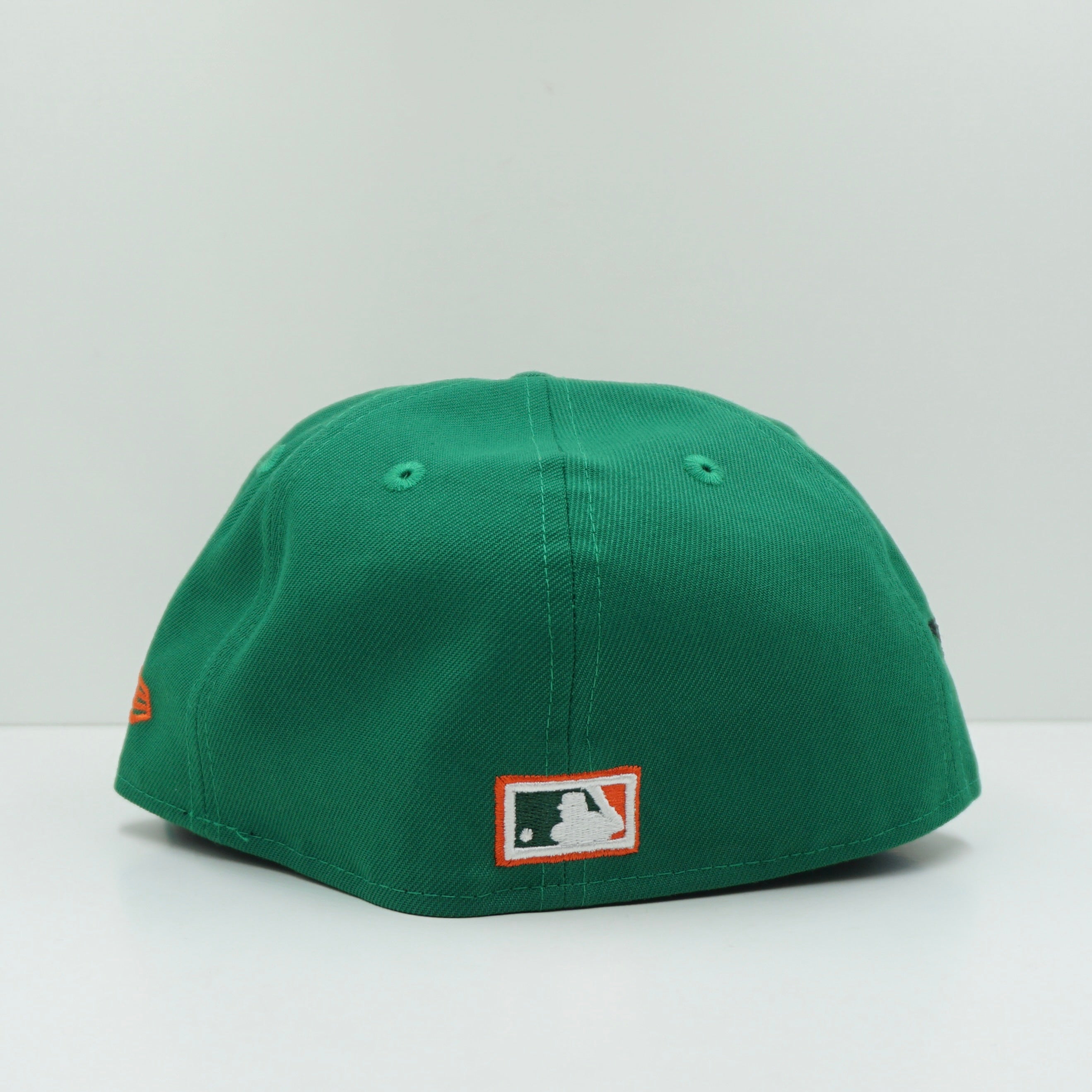 New Era MLB Coop Pin Retro Crown Baltimore Orioles Green Orange Fitted Cap