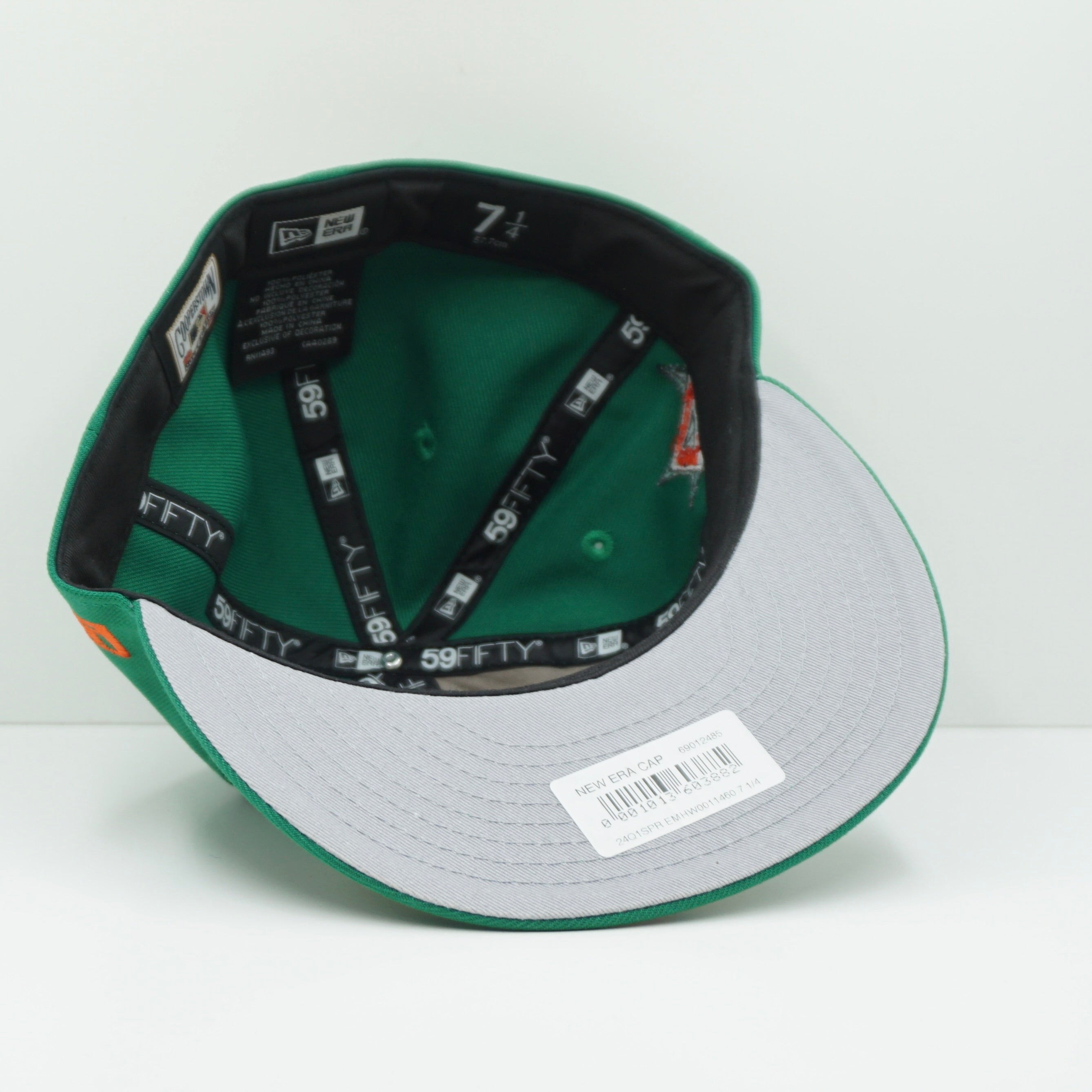 New Era MLB Coop Pin Retro Crown Baltimore Orioles Green Orange Fitted Cap