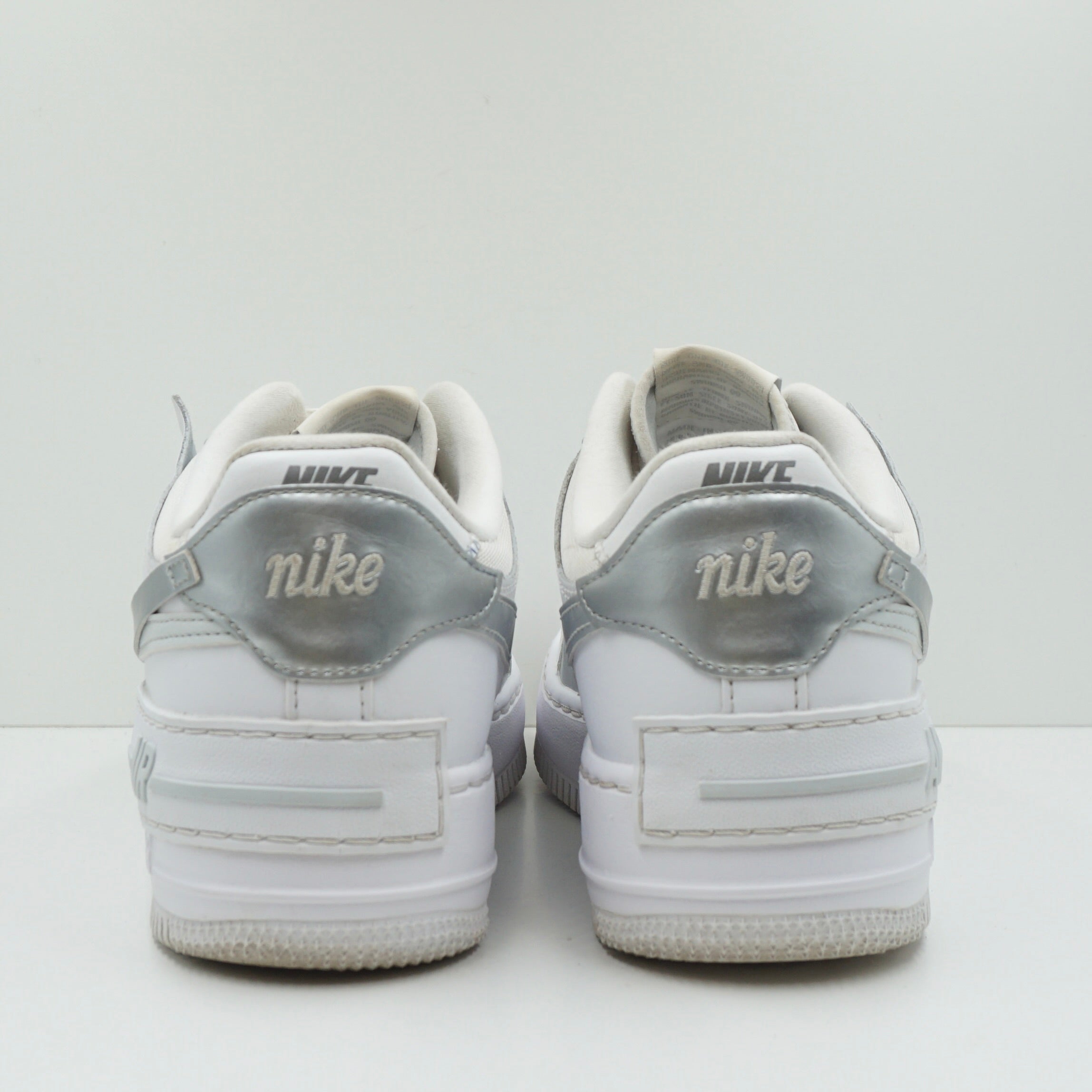 Nike Air Force 1 Low Shadow White Pure Platinum Metallic Silver (W)
