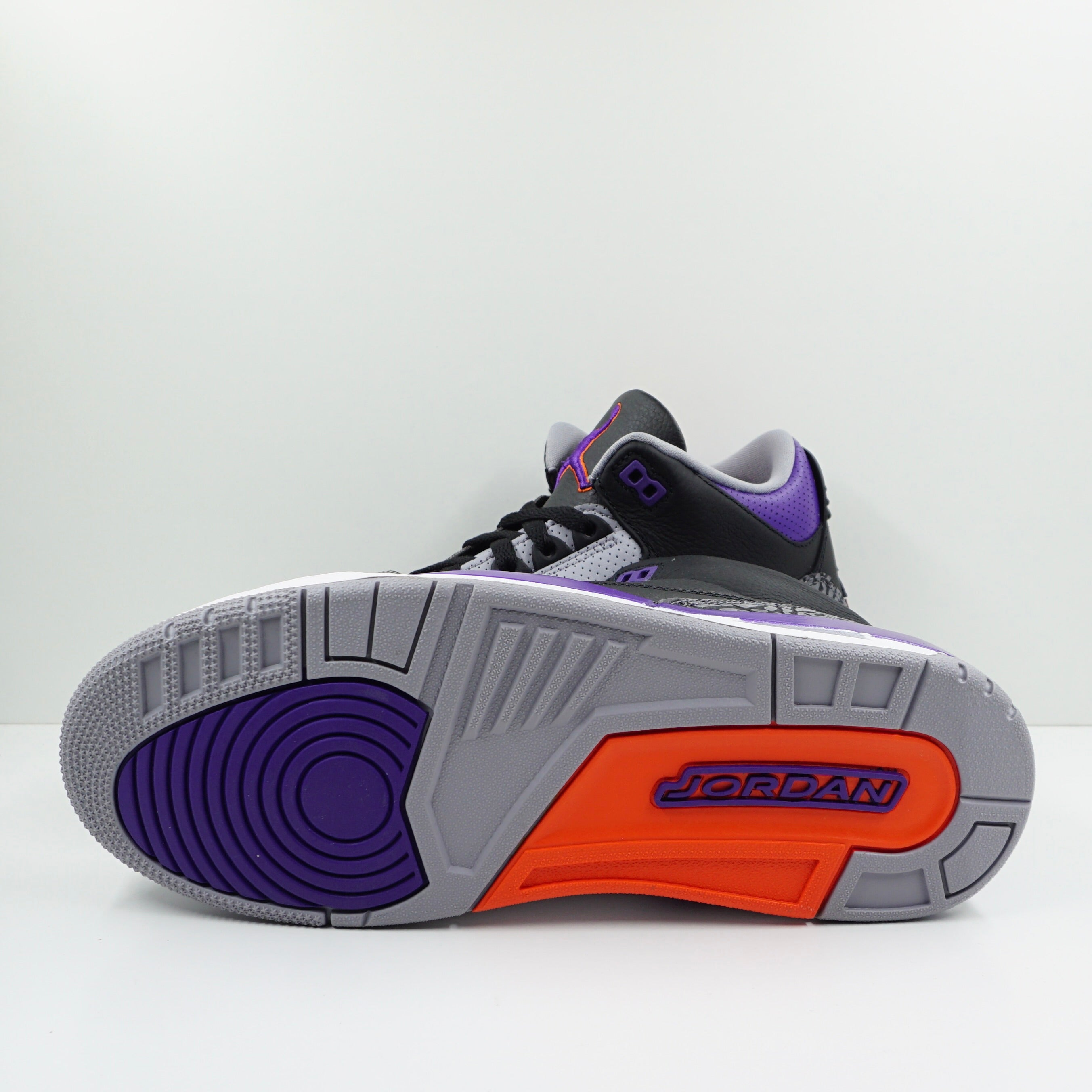 Jordan 3 Retro Black Court Purple