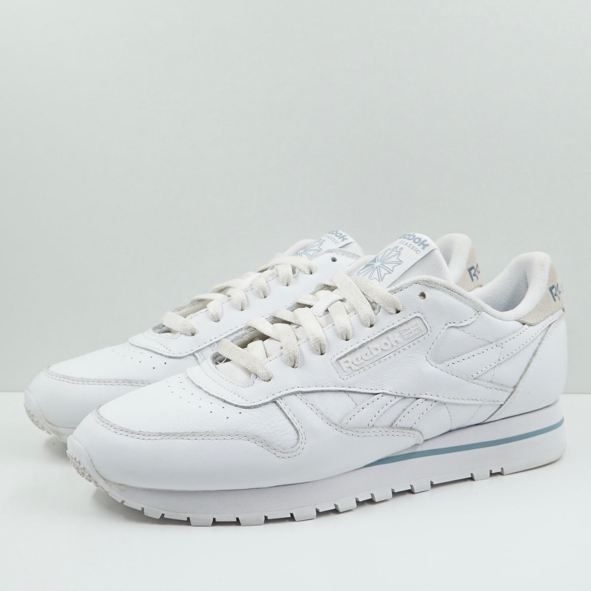Reebok Classic Leather White Turqouise