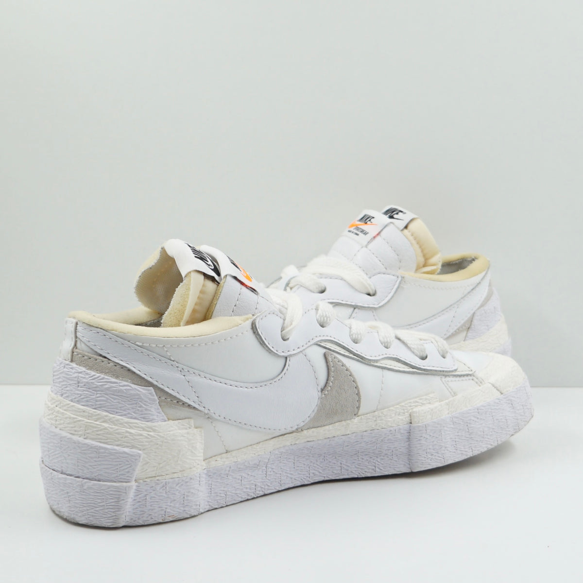 Nike Blazer Low Sacai White Patent Leather