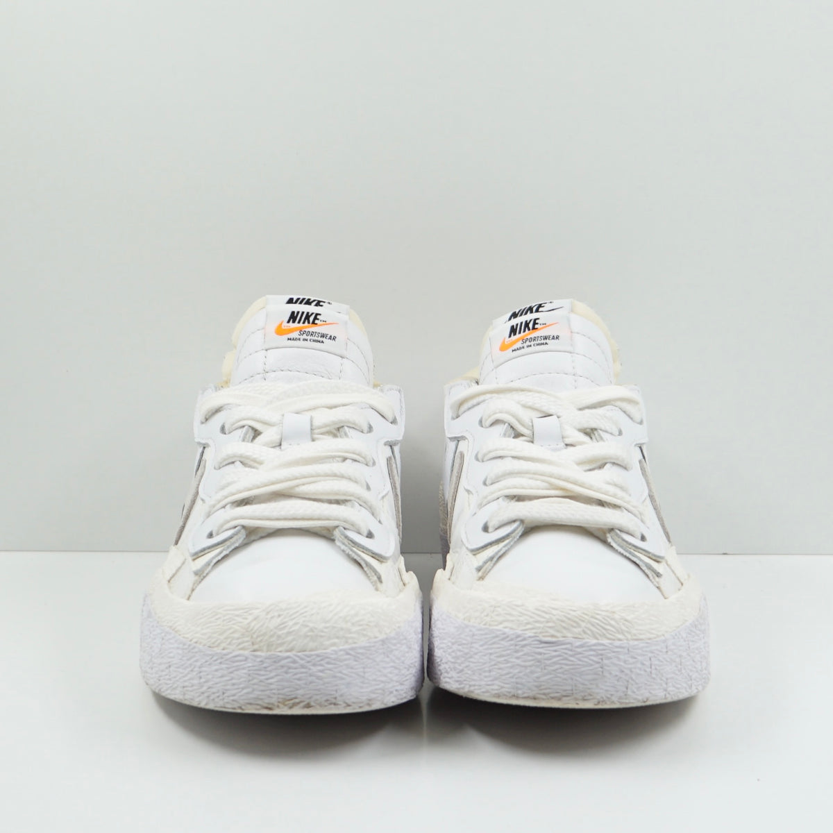 Nike Blazer Low Sacai White Patent Leather