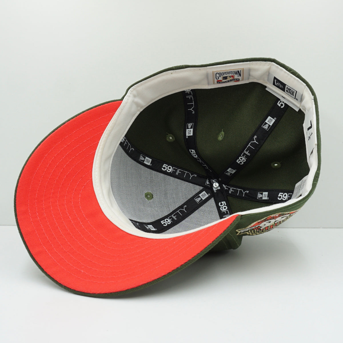 New Era Cooperstown Baltimore Orioles Vortex Green Lava Fitted Cap