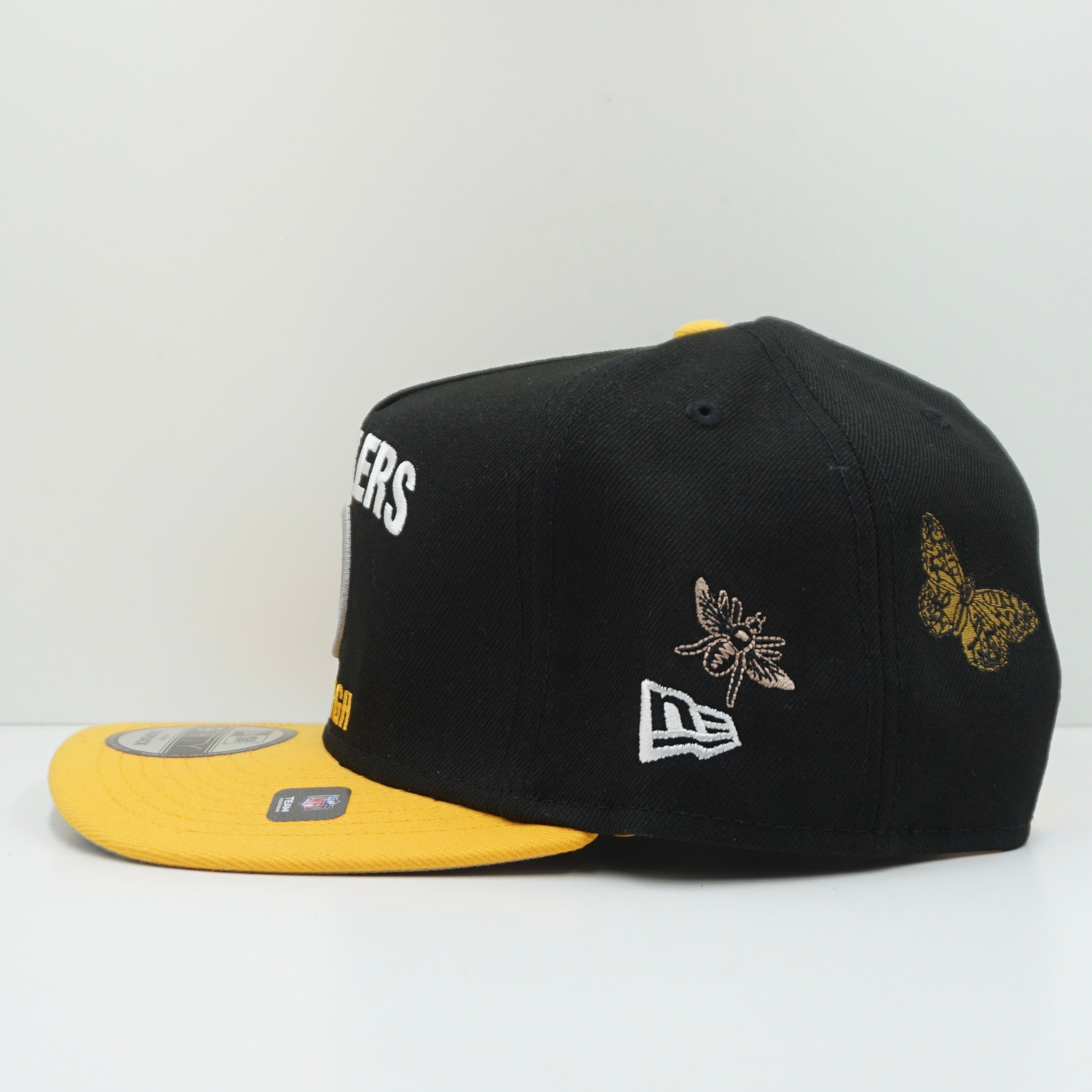 New Era A-Frame X FELT Pittsburgh Steelers Black Snapback Cap