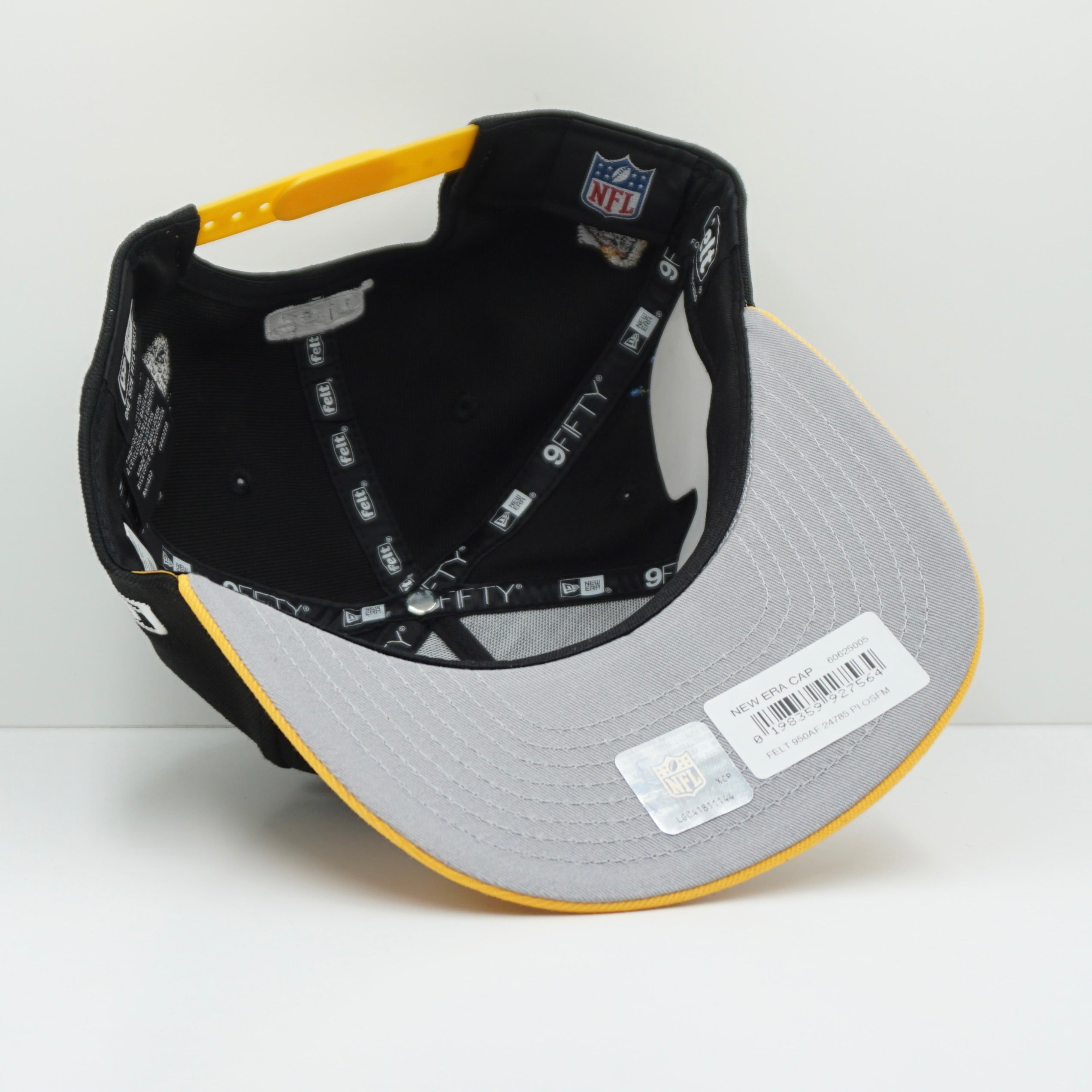 New Era A-Frame X FELT Pittsburgh Steelers Black Snapback Cap