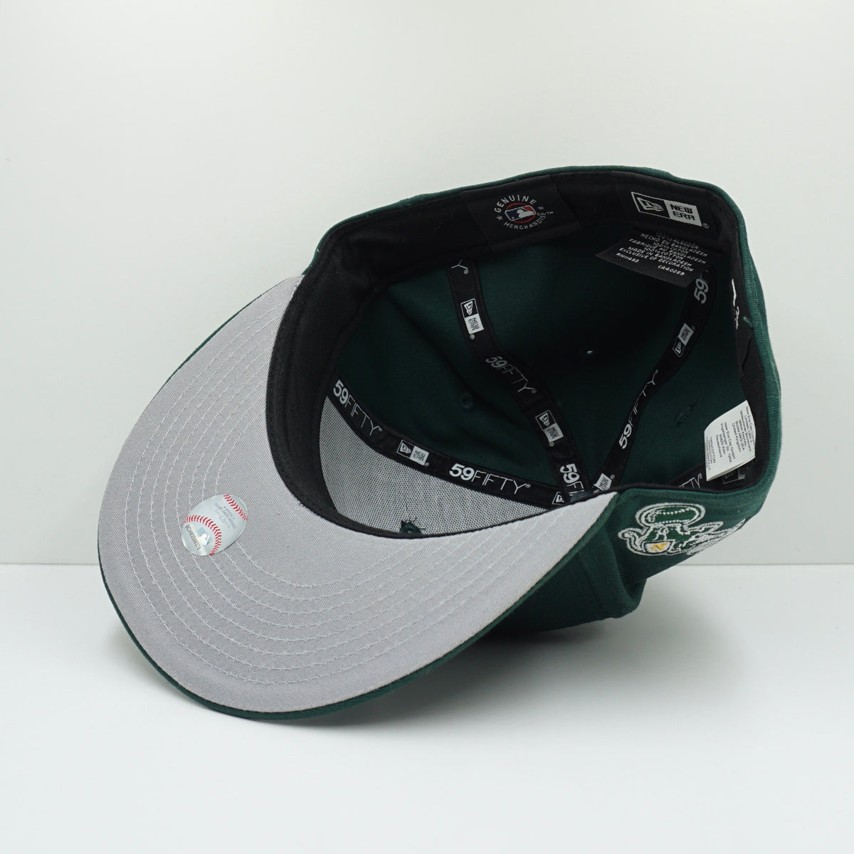 New Era Oakland A's Green Elephant Fitted Cap