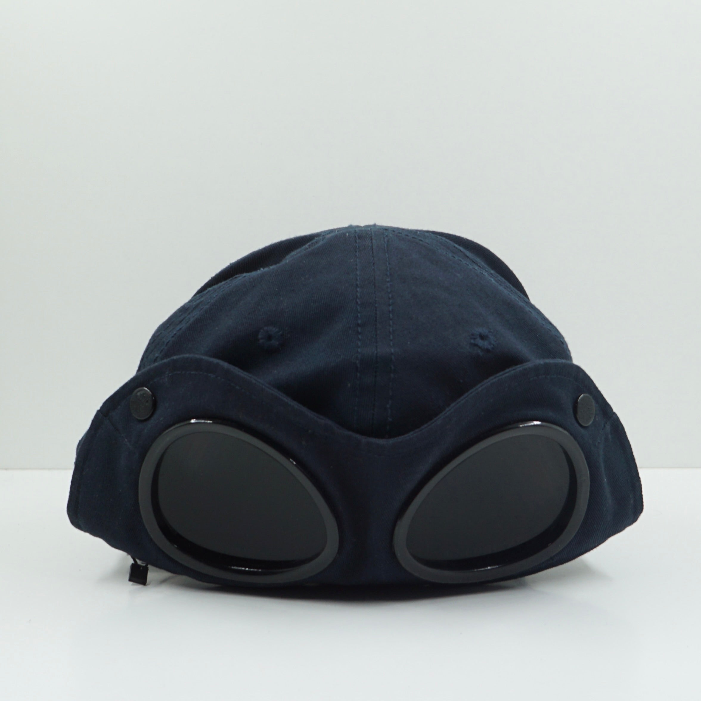 C.P Company SS21 Goggle Navy Fitted Cap