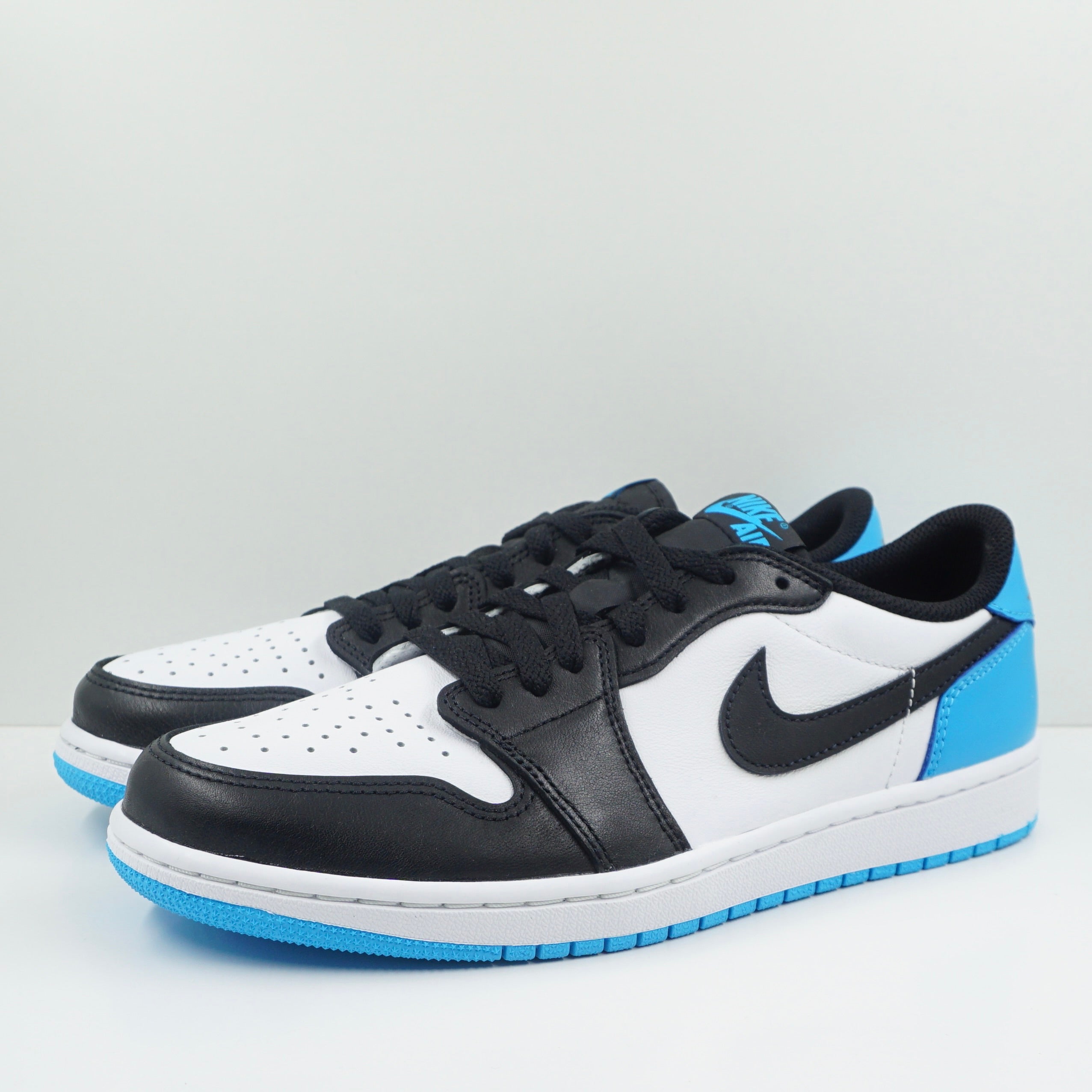 Jordan 1 Retro Low OG Black Dark Powder Blue