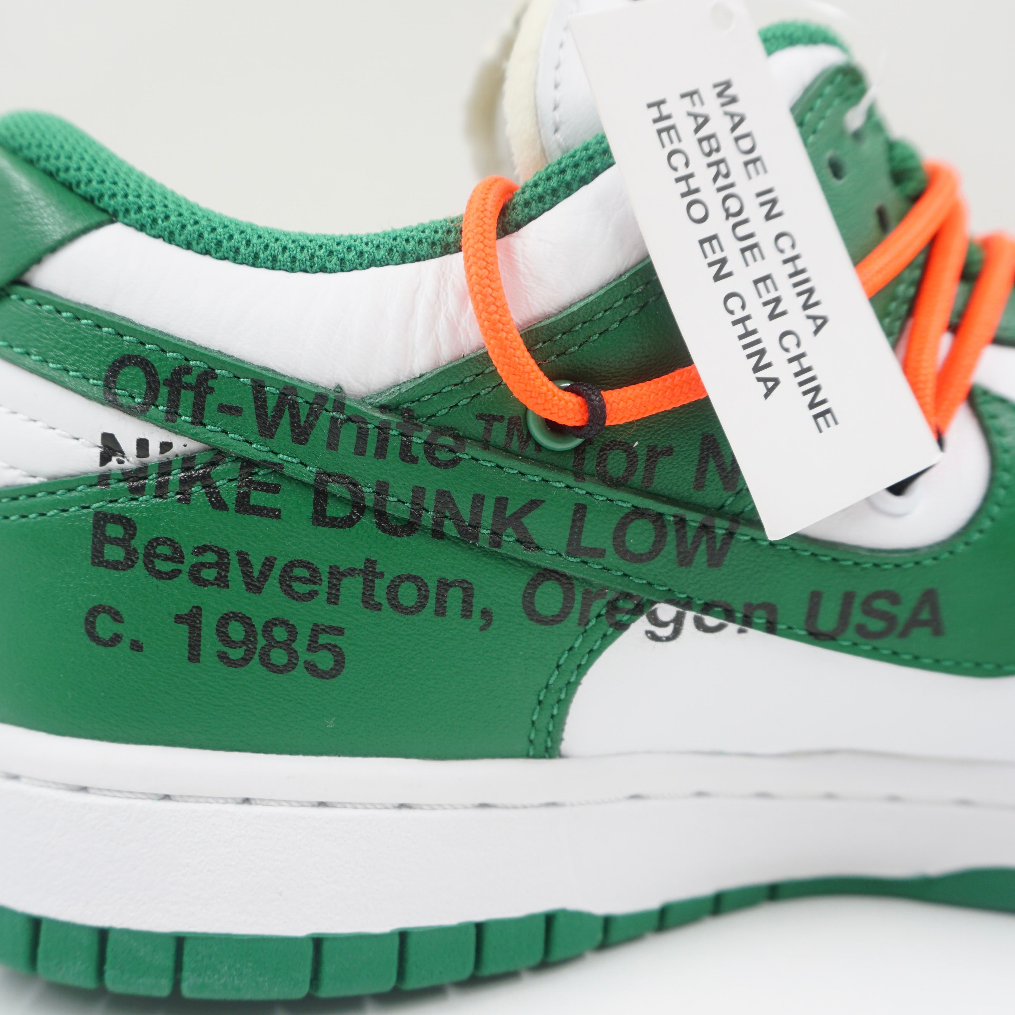 Nike Dunk Low Off-White Pine Green