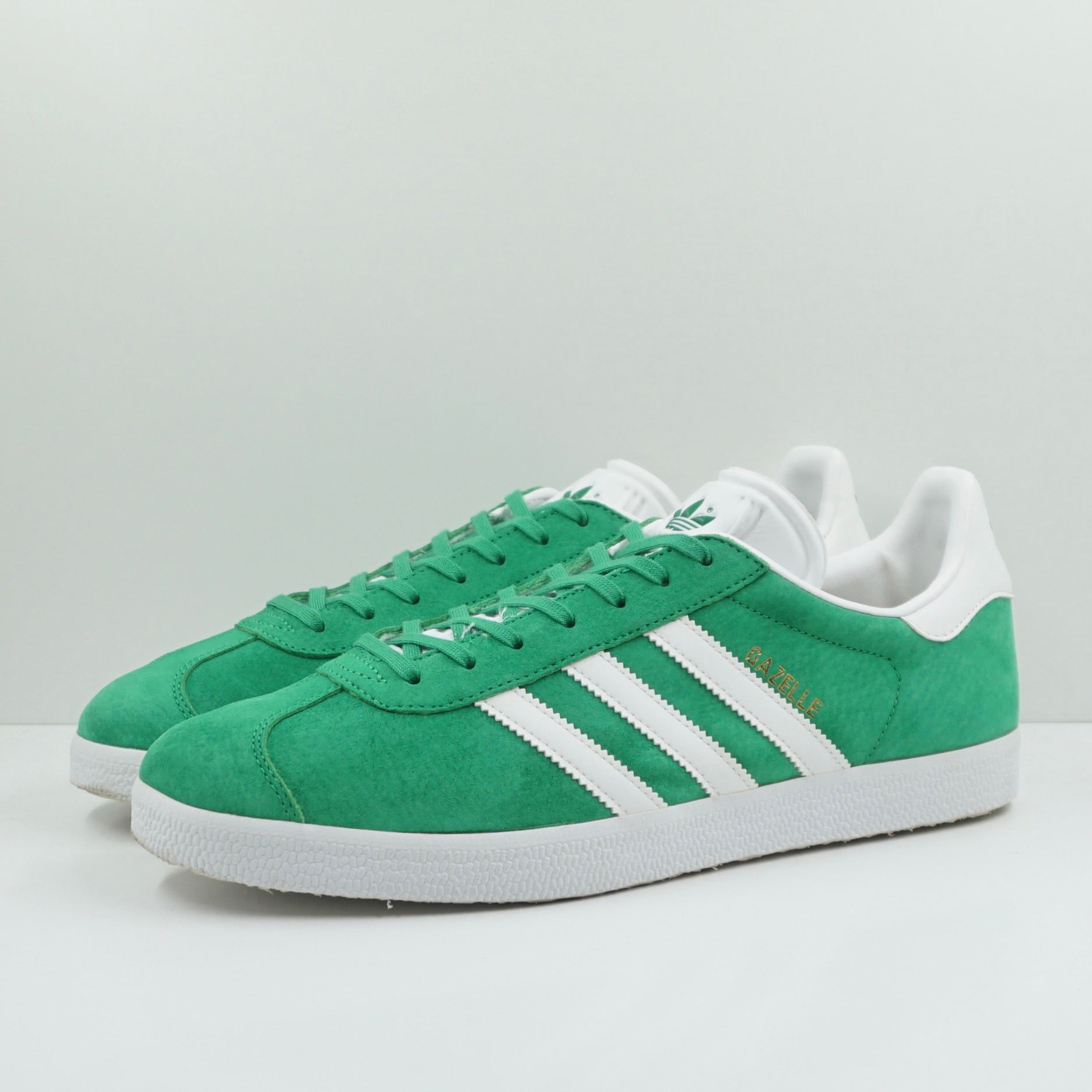 Adidas Gazelle Green/White/Gold Metallic