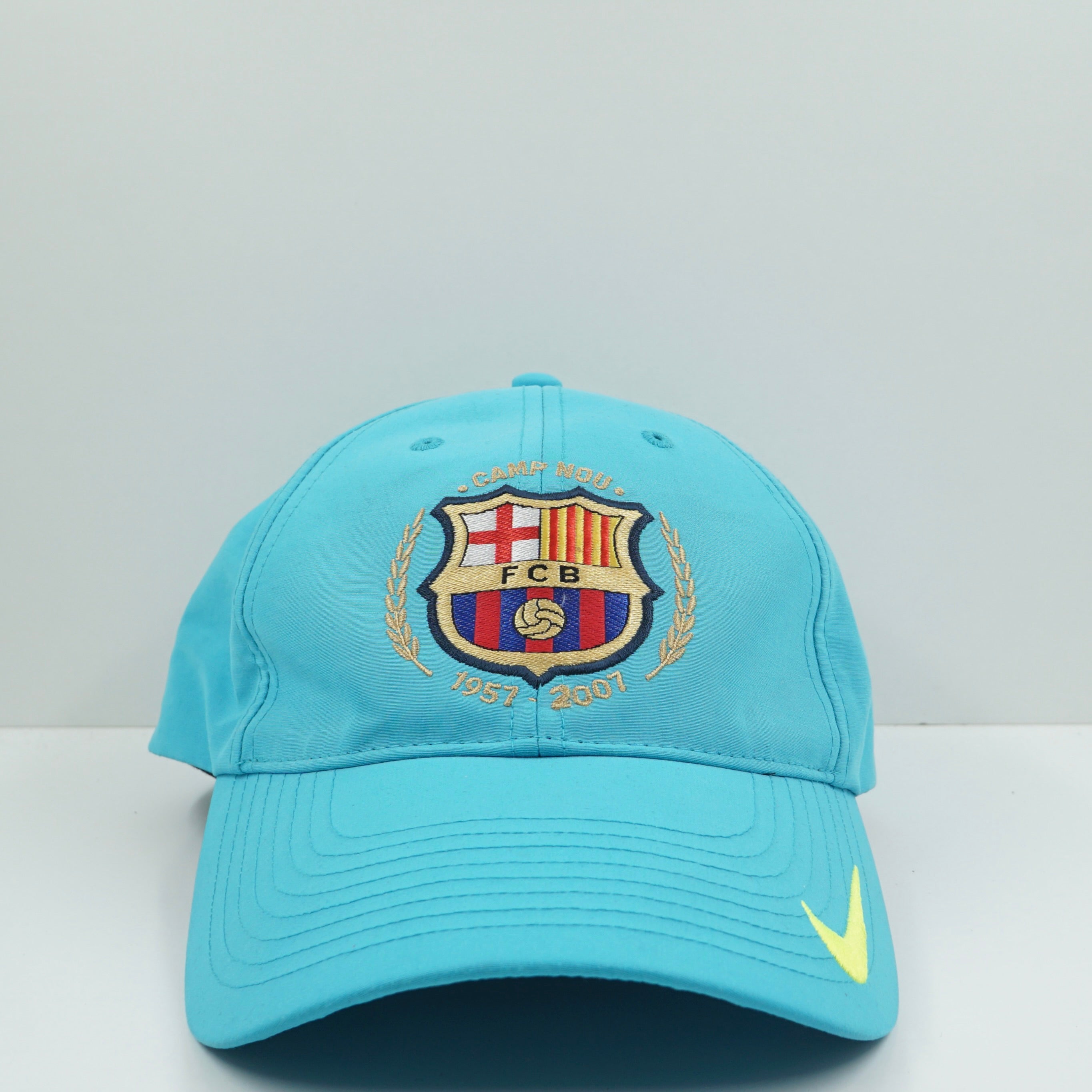 Nike FC Barcelona Crest 2007 Teal Adjustable Cap
