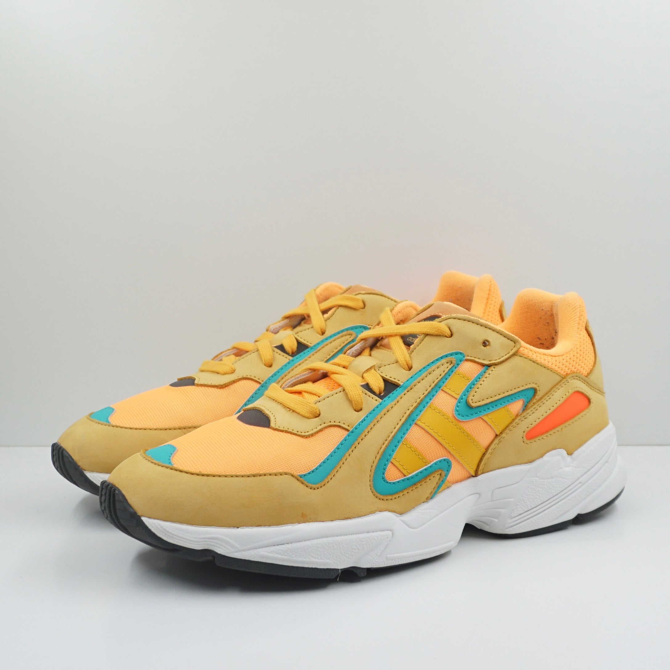 Adidas Yung-96 Chasm Flash Orange Hi Res Aqua