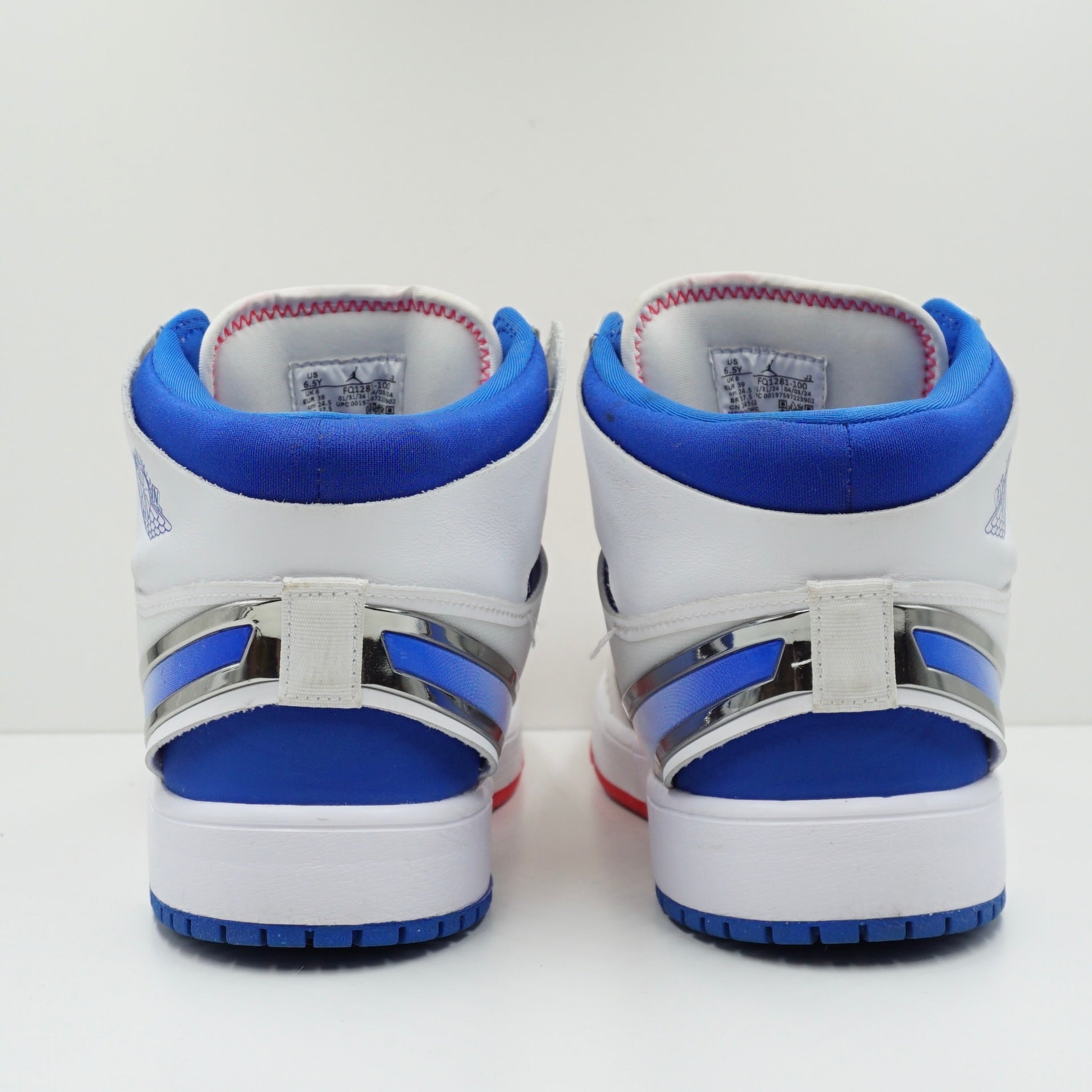 Jordan 1 Mid RM EasyOn White Siren Red (GS)