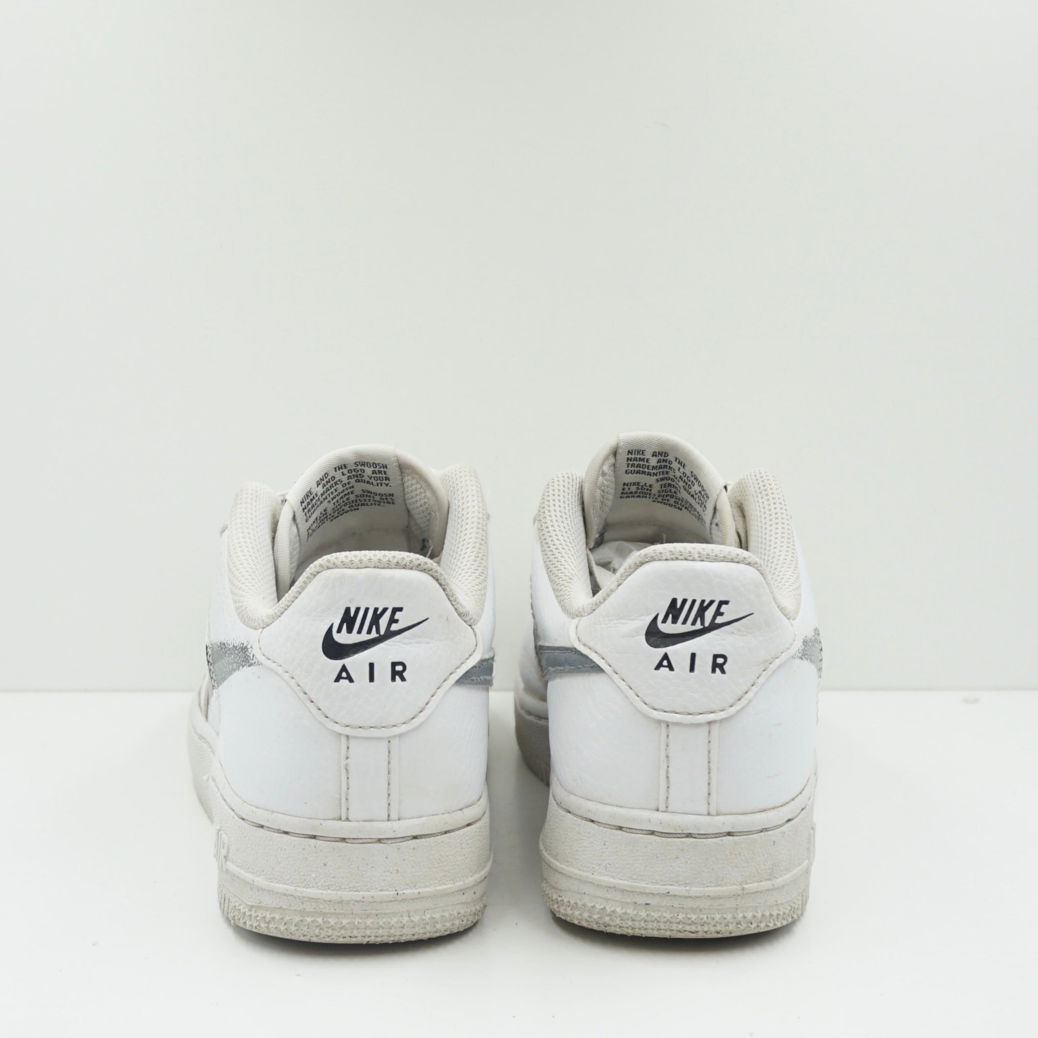 Nike Air Force 1 Low '07 Spray Paint Swoosh White Black Grey