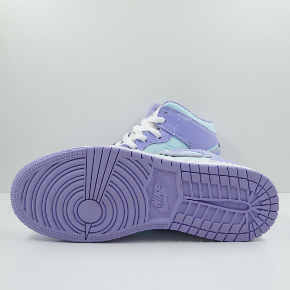 Jordan 1 Mid Purple Aqua (GS)