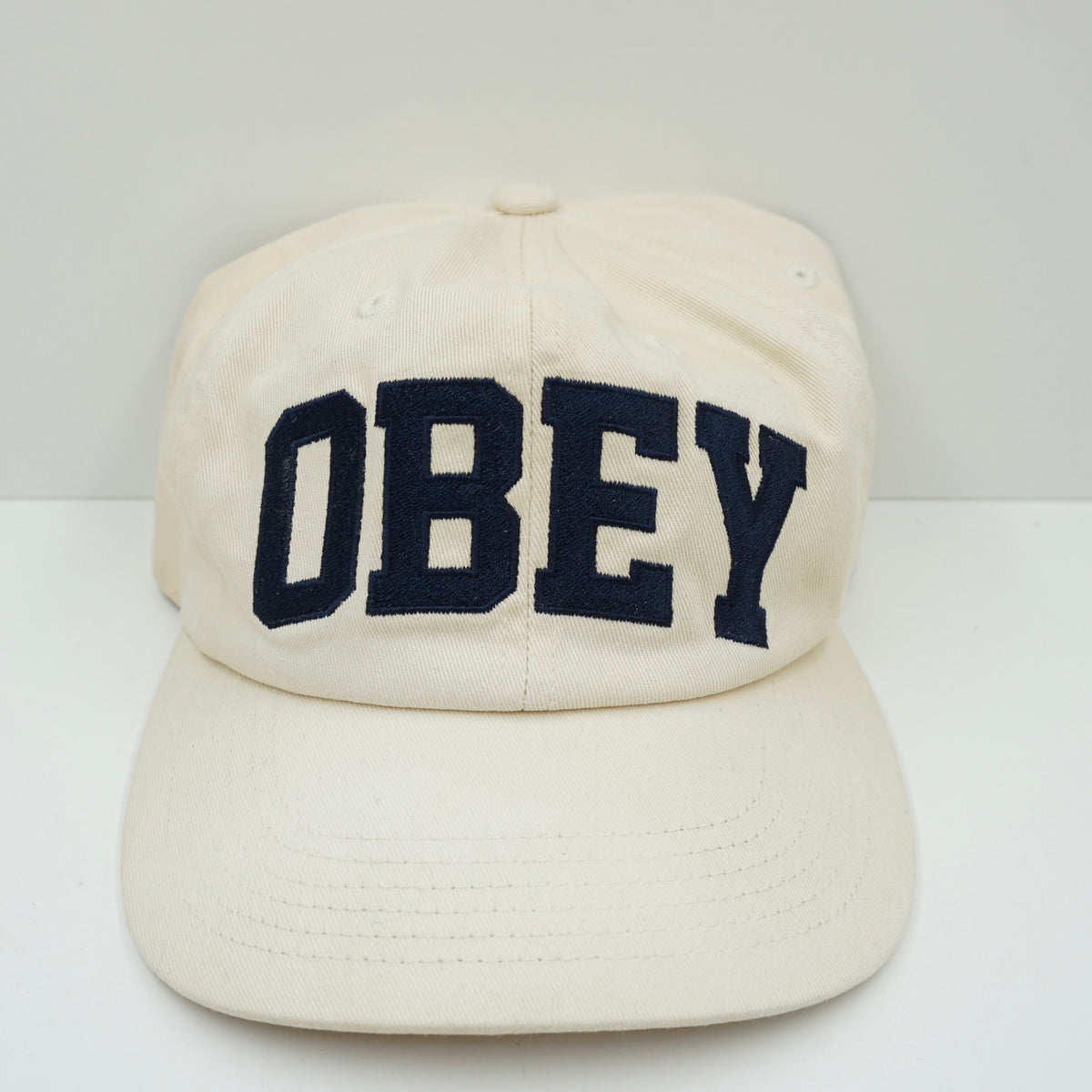 Obey Cream Adjustable Cap